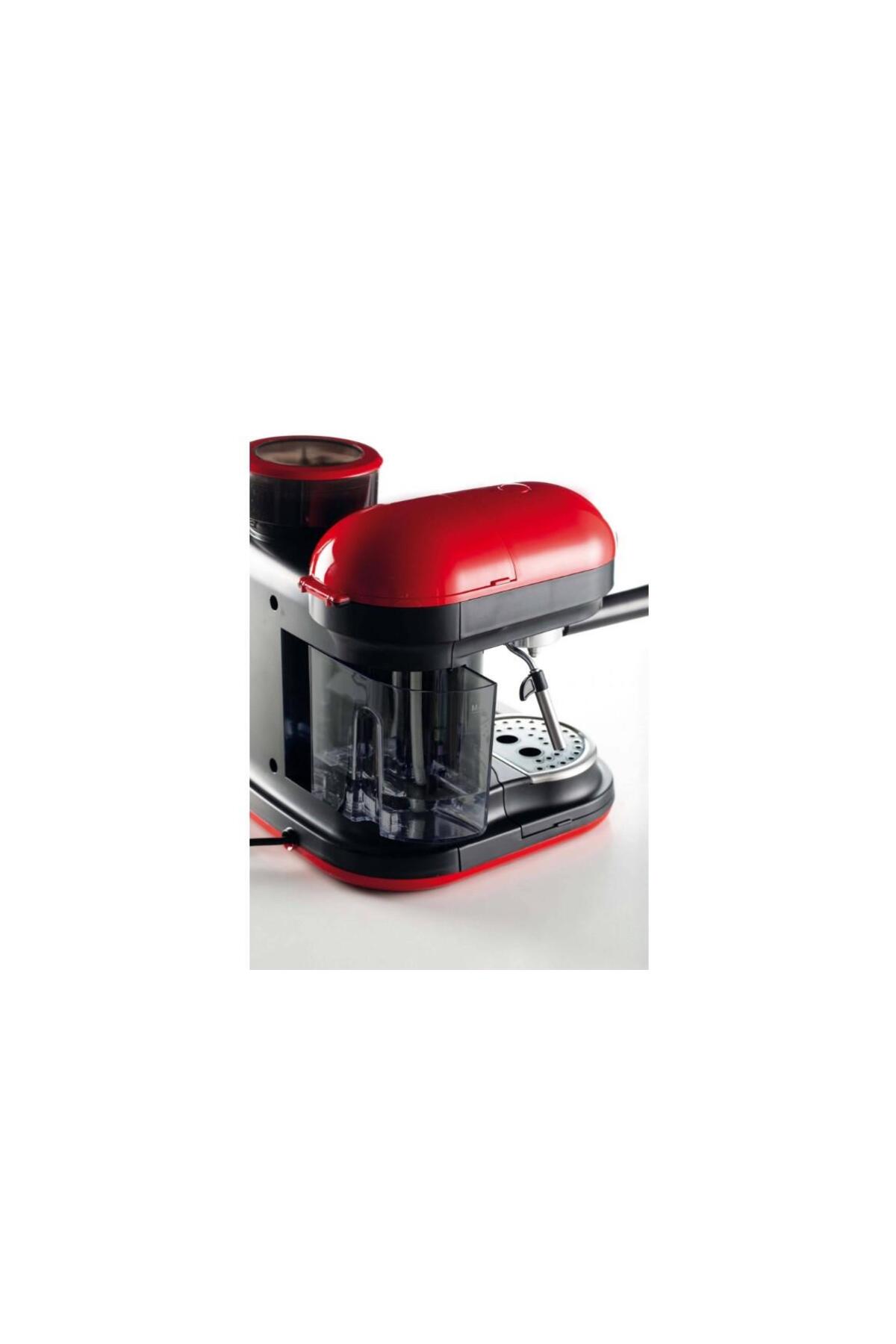 ARİETE Moderna 1318 Kırmızı Espresso Makinesi 6