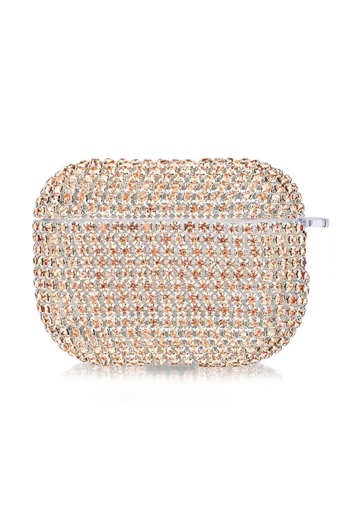 AirPods Pro Uyumlu Kılıf Diamond  Görünümlü Taşlı Kılıf