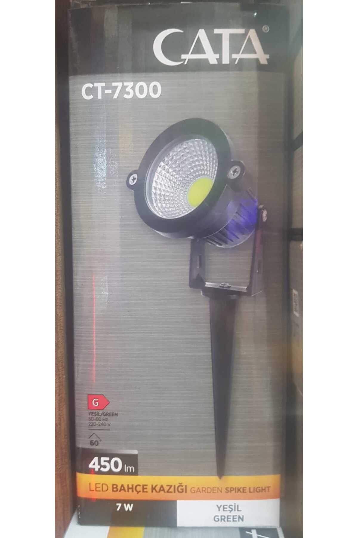 Cata 7W LED KAZIKLI BAHÇE ARMATÜRÜ (YEŞİL)