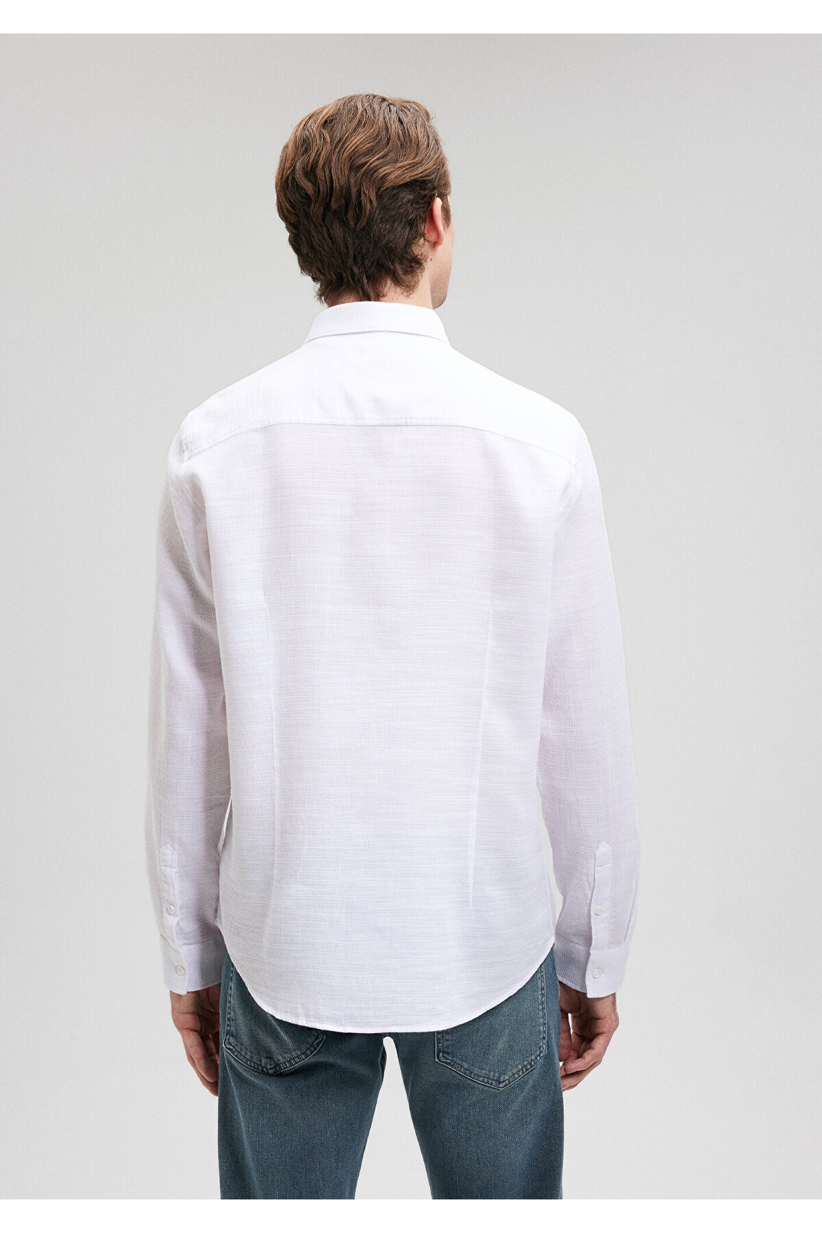 پیراهن مردانه ماوی | 020579-25705 Mavi - Image 4