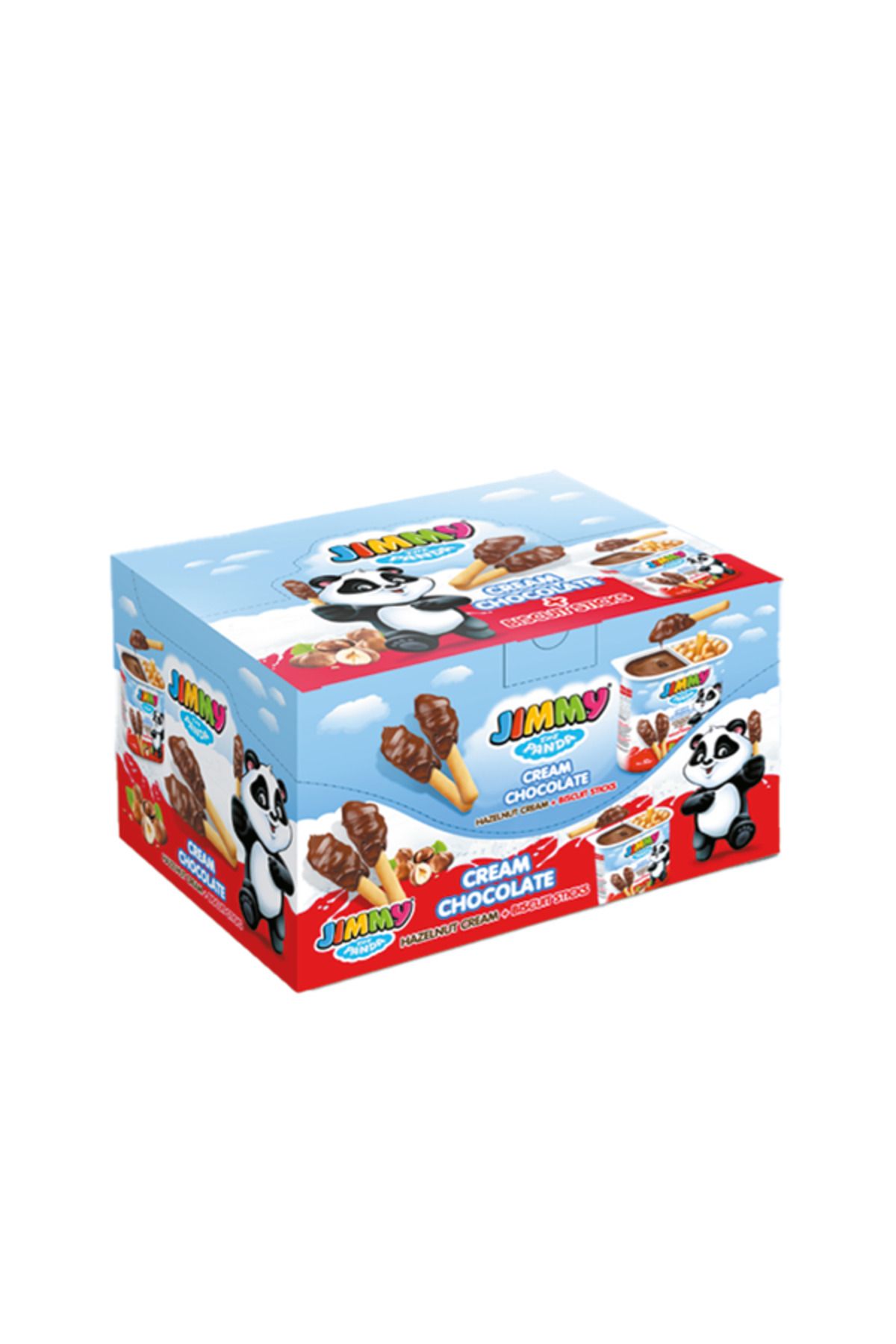 TAYAŞ-Jimmy Grissini Cocoa Hazelnut Cream Chocolate with Sticks 52 Gr X 24 3