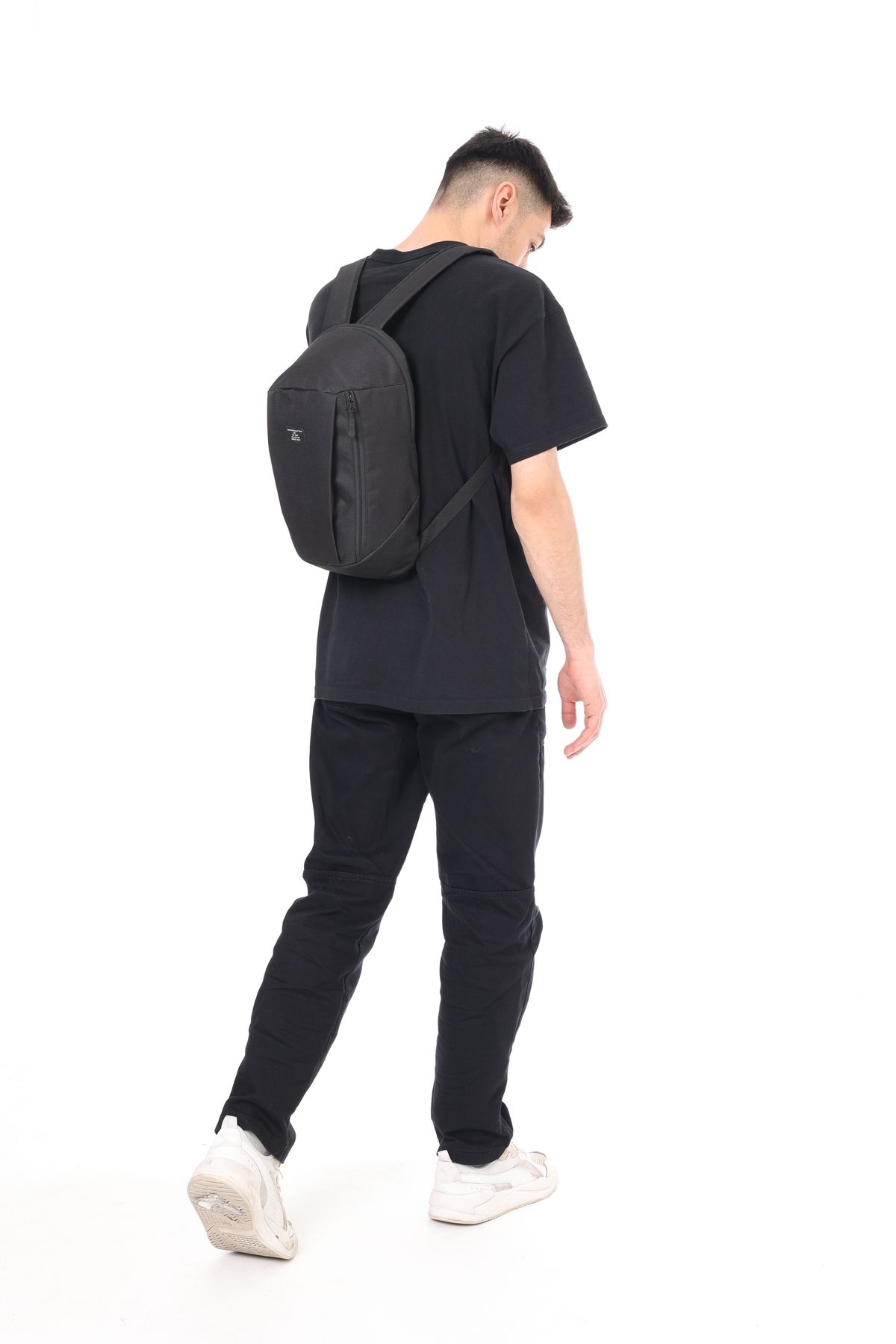 Unisex 2 Bölmeli Siyah Outdoor Antreman  Yürüyüş Kamp Bisiklet Spor (10L) Sırt Çantası