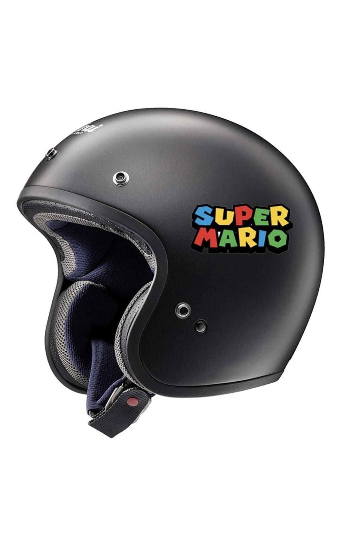 HMNL Super Mario Logo 13x6cm Sticker for Motor Helmet Laptop Car
