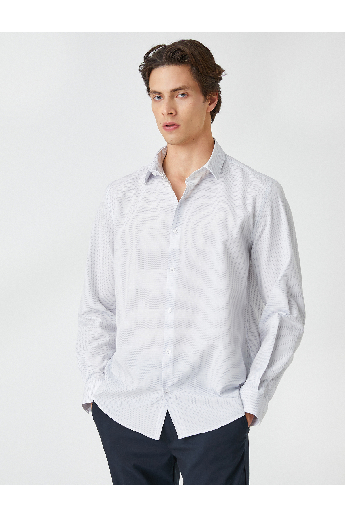 پیراهن مردانه کوتون | 3SAM60216HW Koton - Image 3