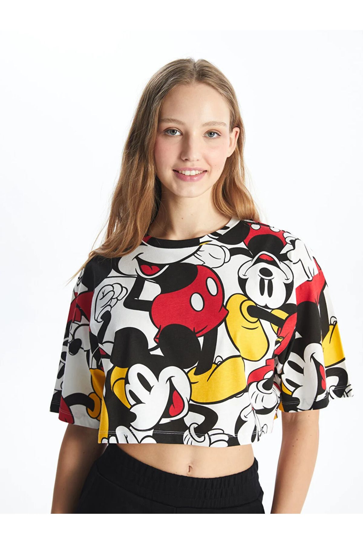 Mickey mouse crop sweatshirt online