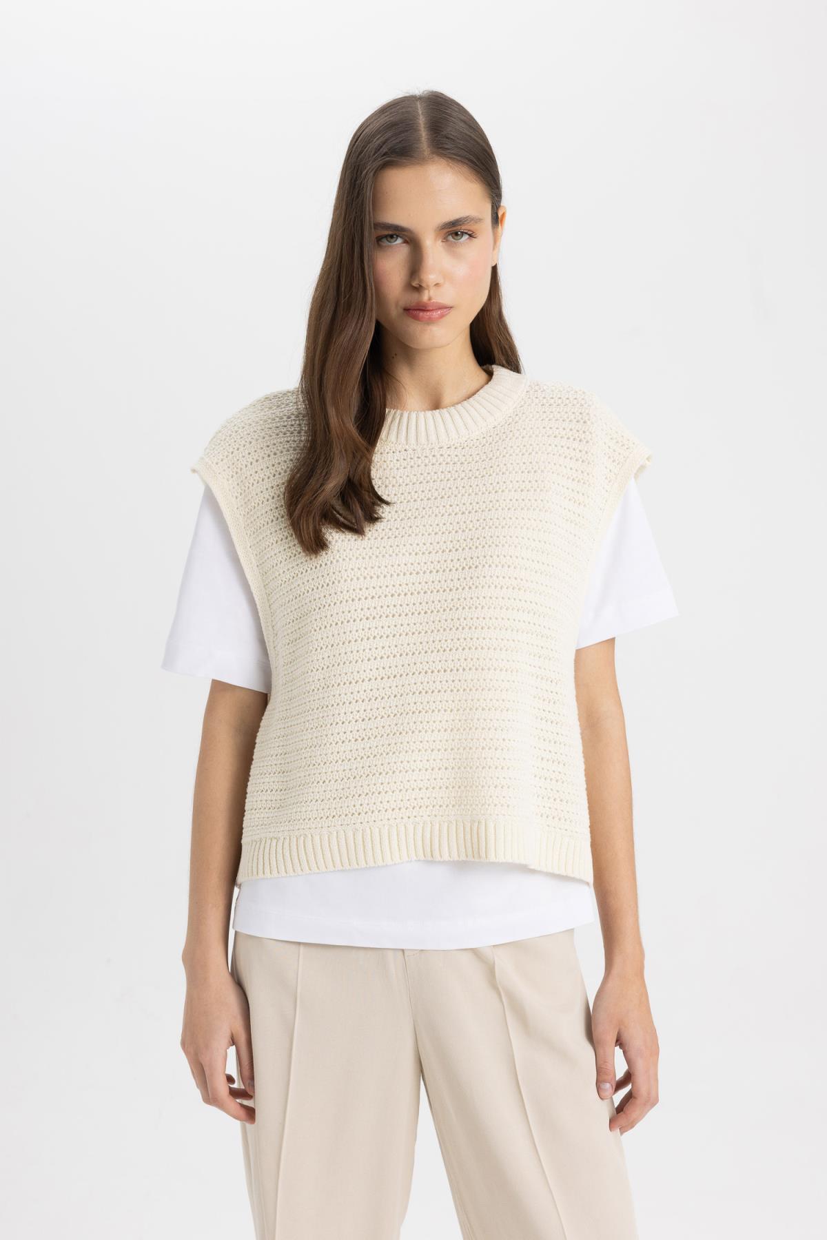 ژاکت زنانه دفاکتو | D1005AX24SM Defacto - Image 3