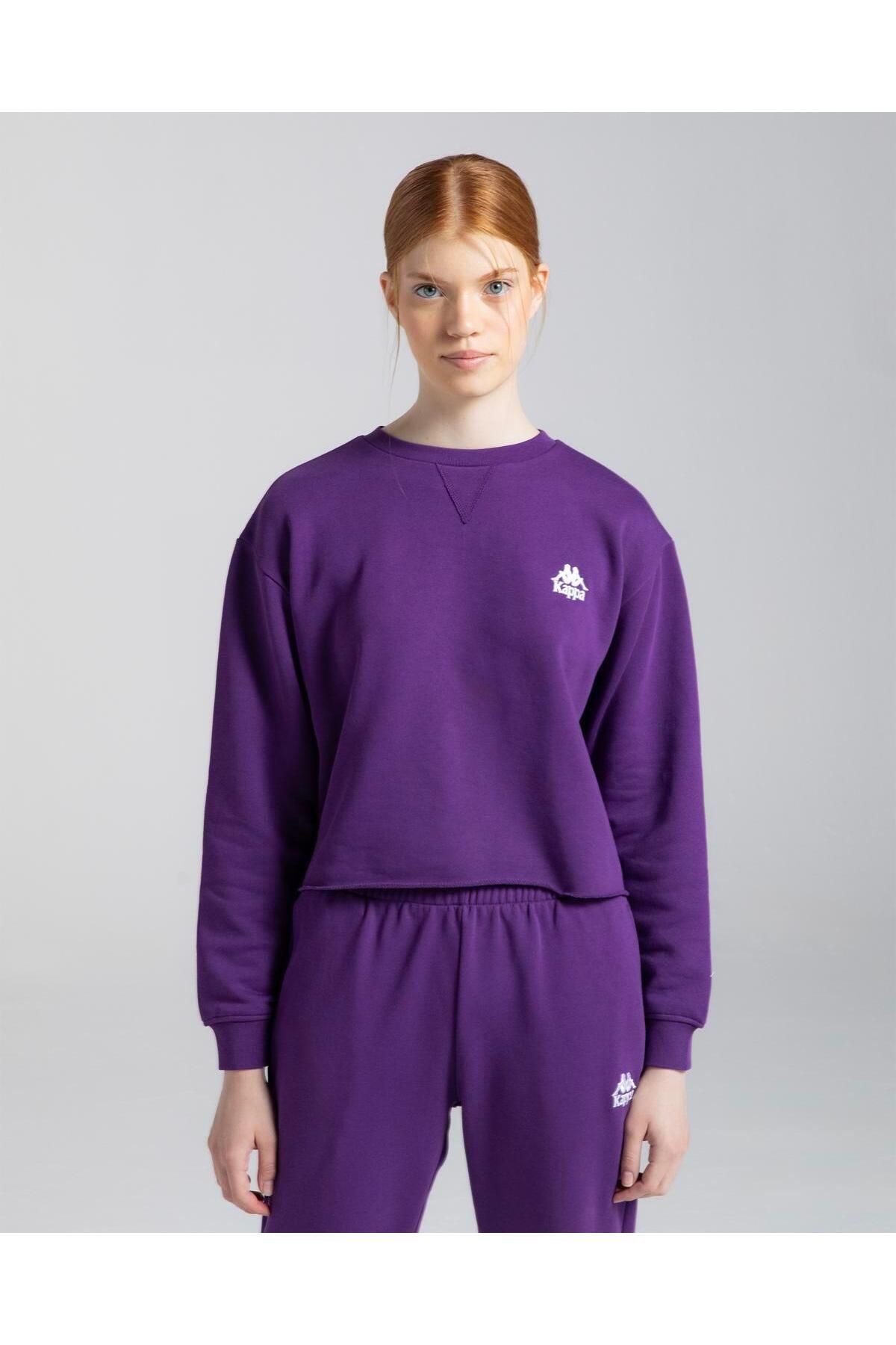 Purple kappa sweatshirt deals