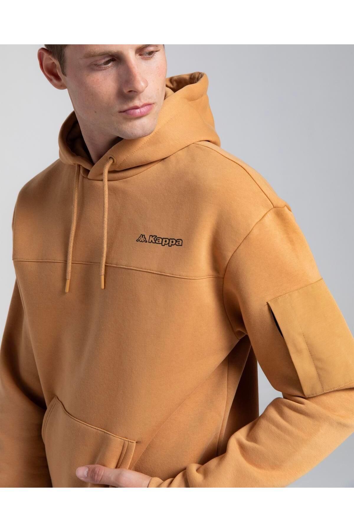 Brown kappa hoodie discount