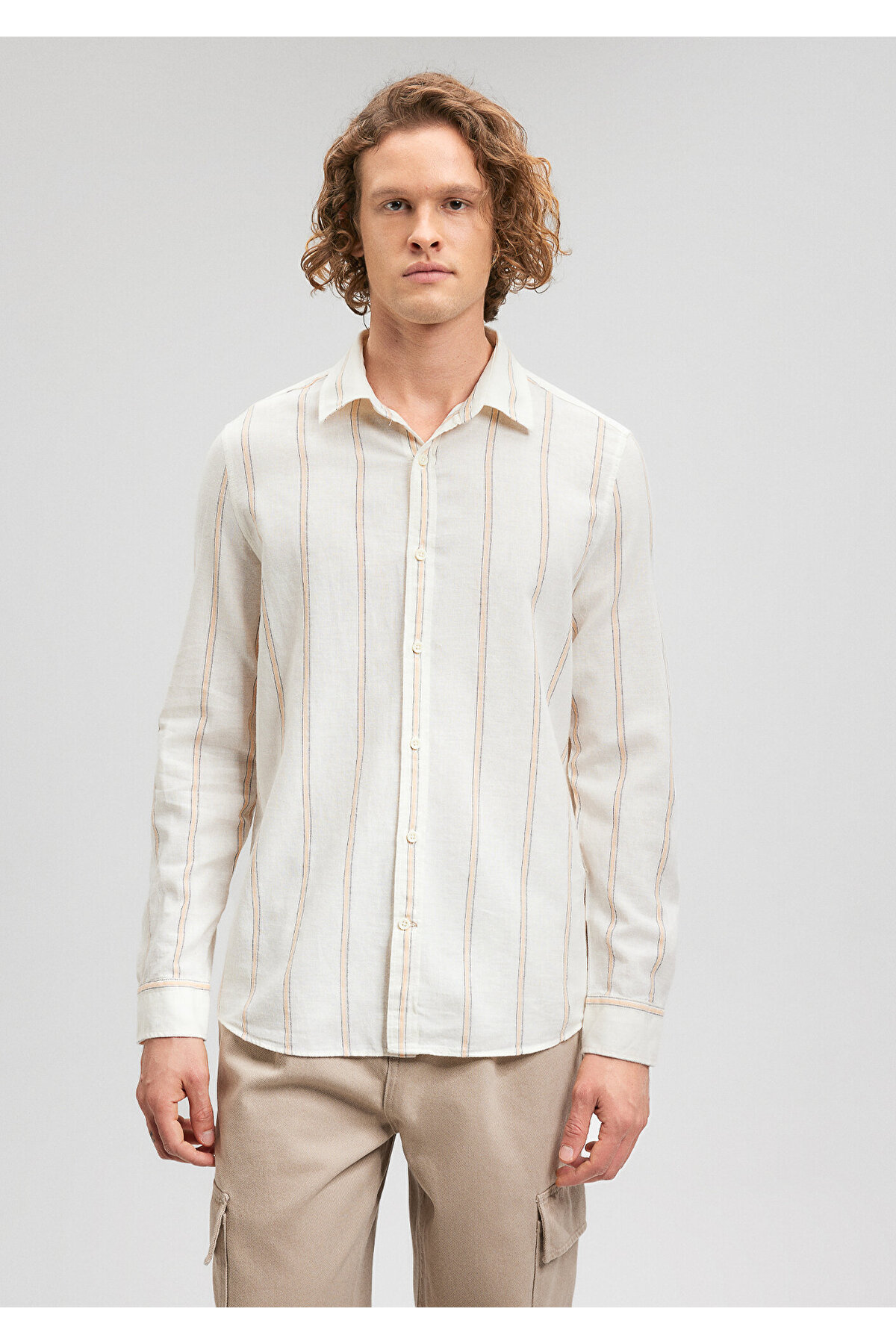 پیراهن مردانه ماوی | 210840 Mavi - Image 3