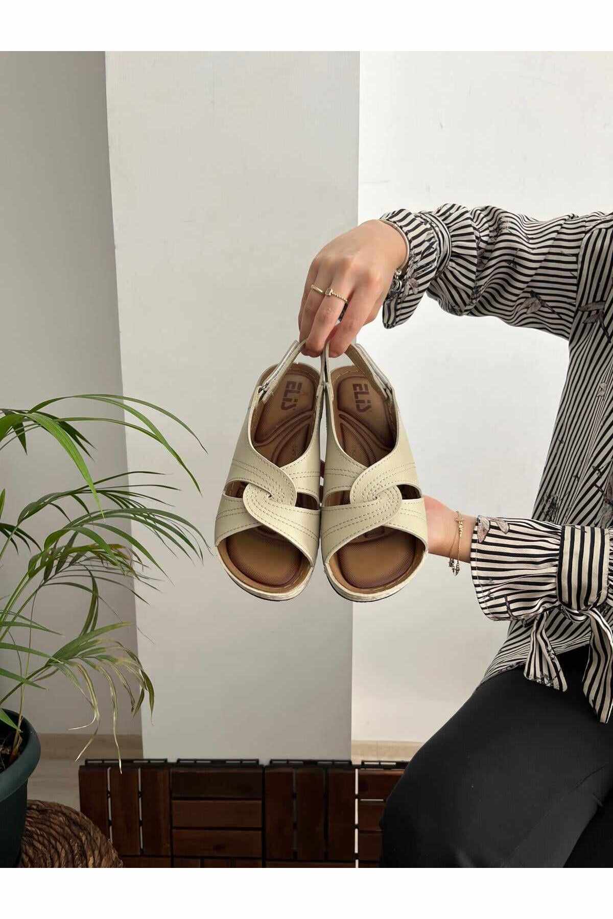 Behtah Kundura Gel Ortopedic Complet Soft Puff Talpă Anti-alunecare Sandale De Exterior Pantofi De Vară Compatibil Cu Toc Femeie - 36