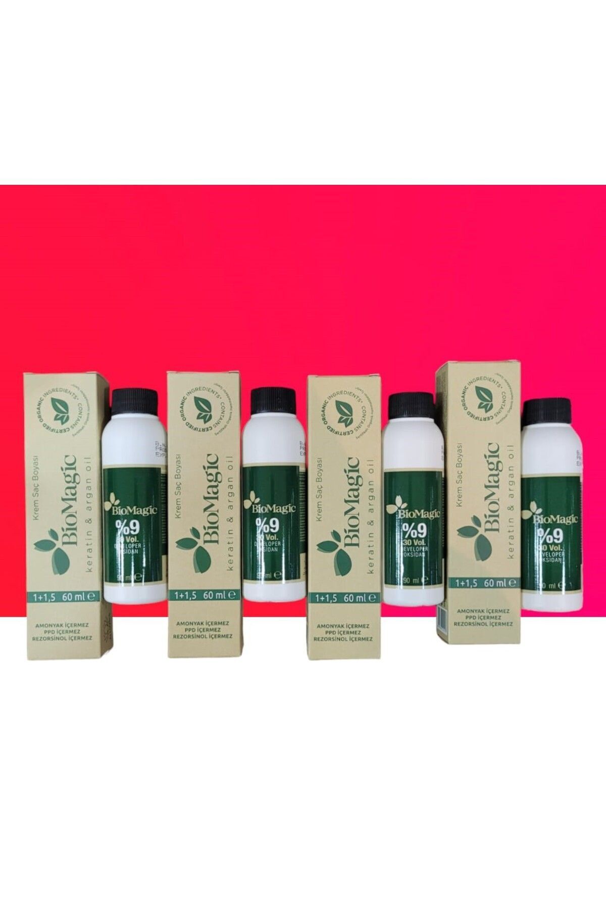 رنگ موی بدون آمونیاک 11.00 بلوند عاجی x 4 تکه و 30 جلد. اکسیدان 4 ADT BioMagic