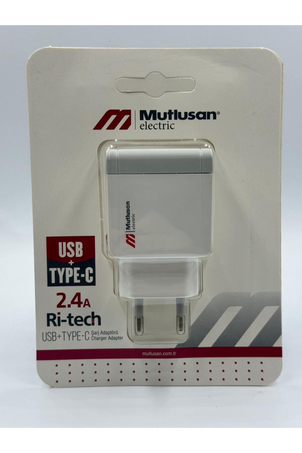 Mutlusan USB+TYPE-C ADAPTÖR 2,4A