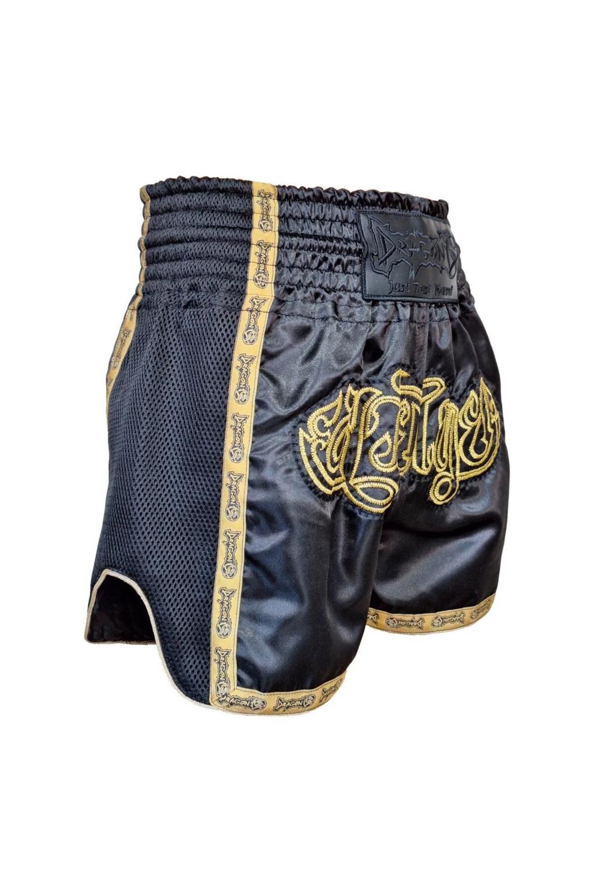 Dragondo-MT3090 Muay Thai Shorts Embroidered Muay Thai Shorts 2