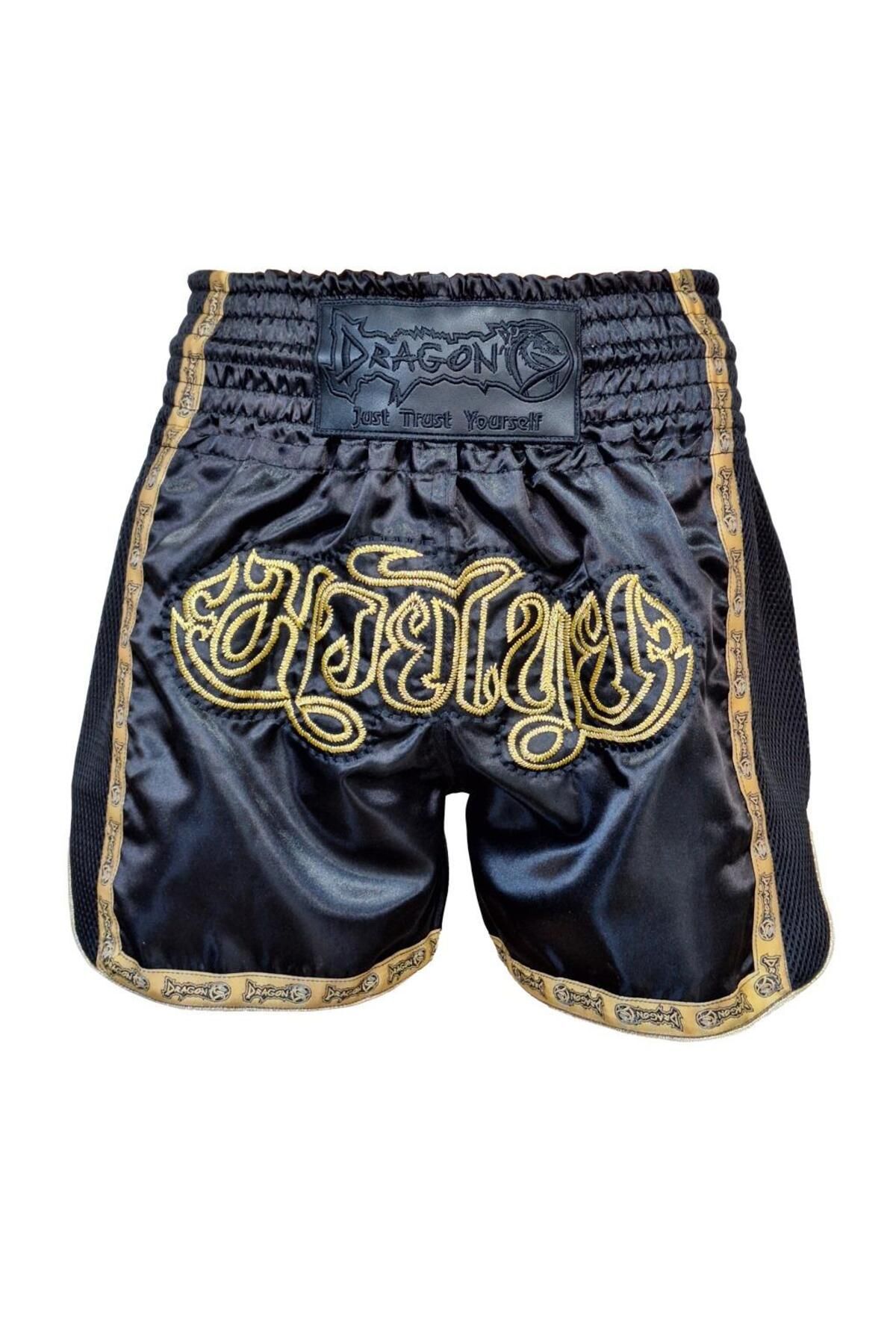Dragondo-MT3090 Muay Thai Shorts Embroidered Muay Thai Shorts 1