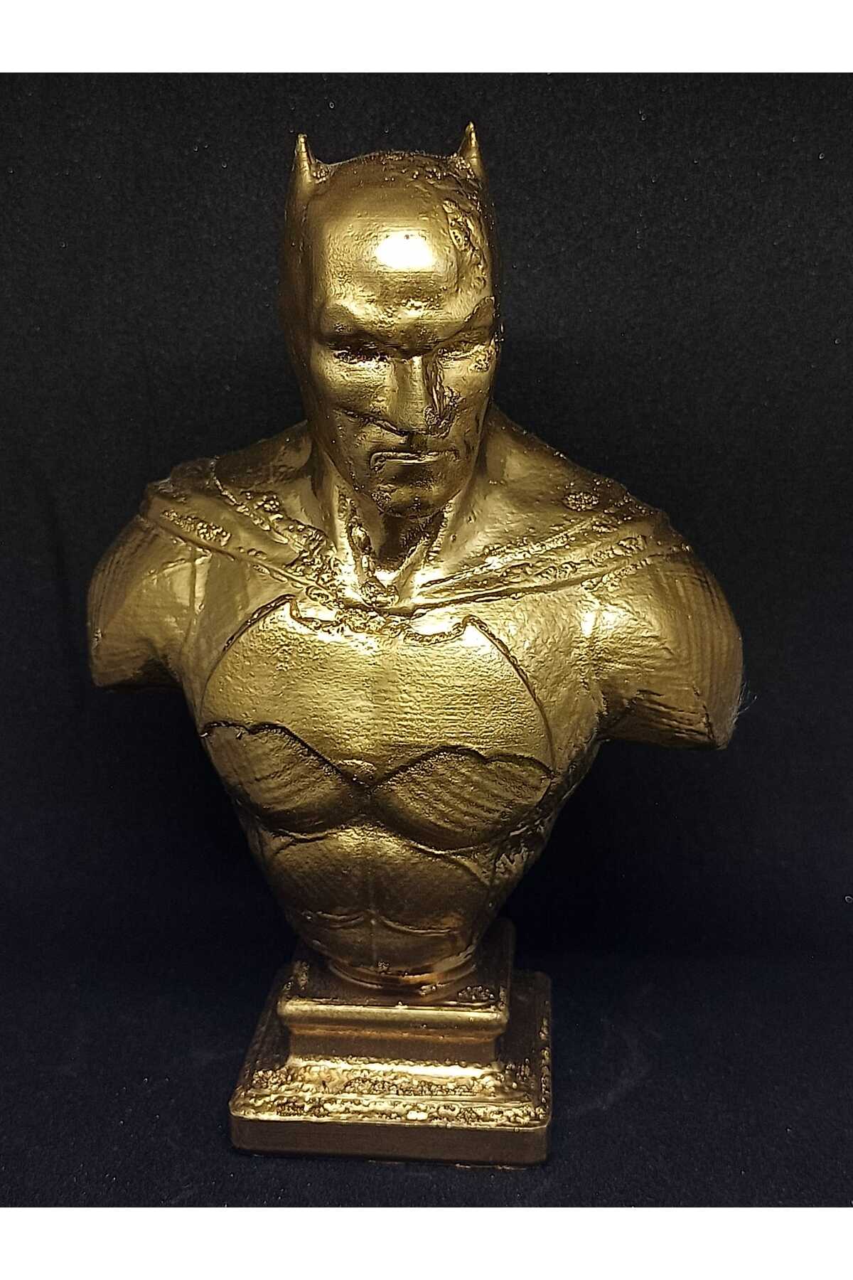 Batman Büst Figür Gold Koleksiyonluk Dc Comics Lisanslı Dekoratif Sanat