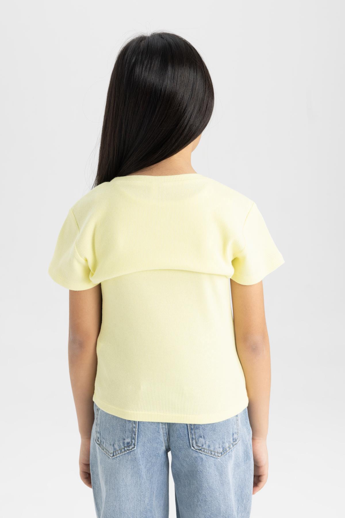 تی شرت دخترانه دفاکتو | C8603A824HS Defacto - Image 6