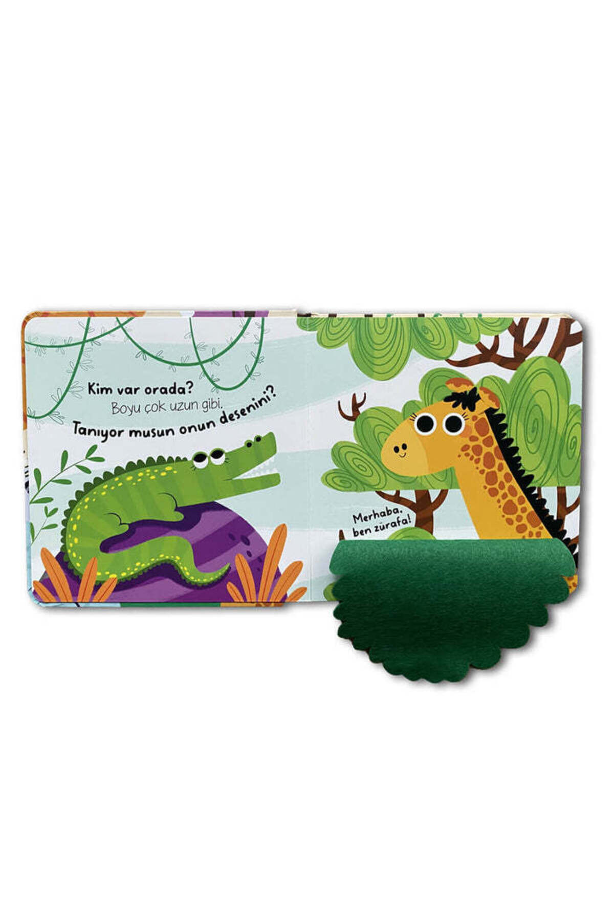 Neobebek Kim Var Orada? - Safari (Keçe Flaplı Kitap) fotoğrafı 3 (önizleme)