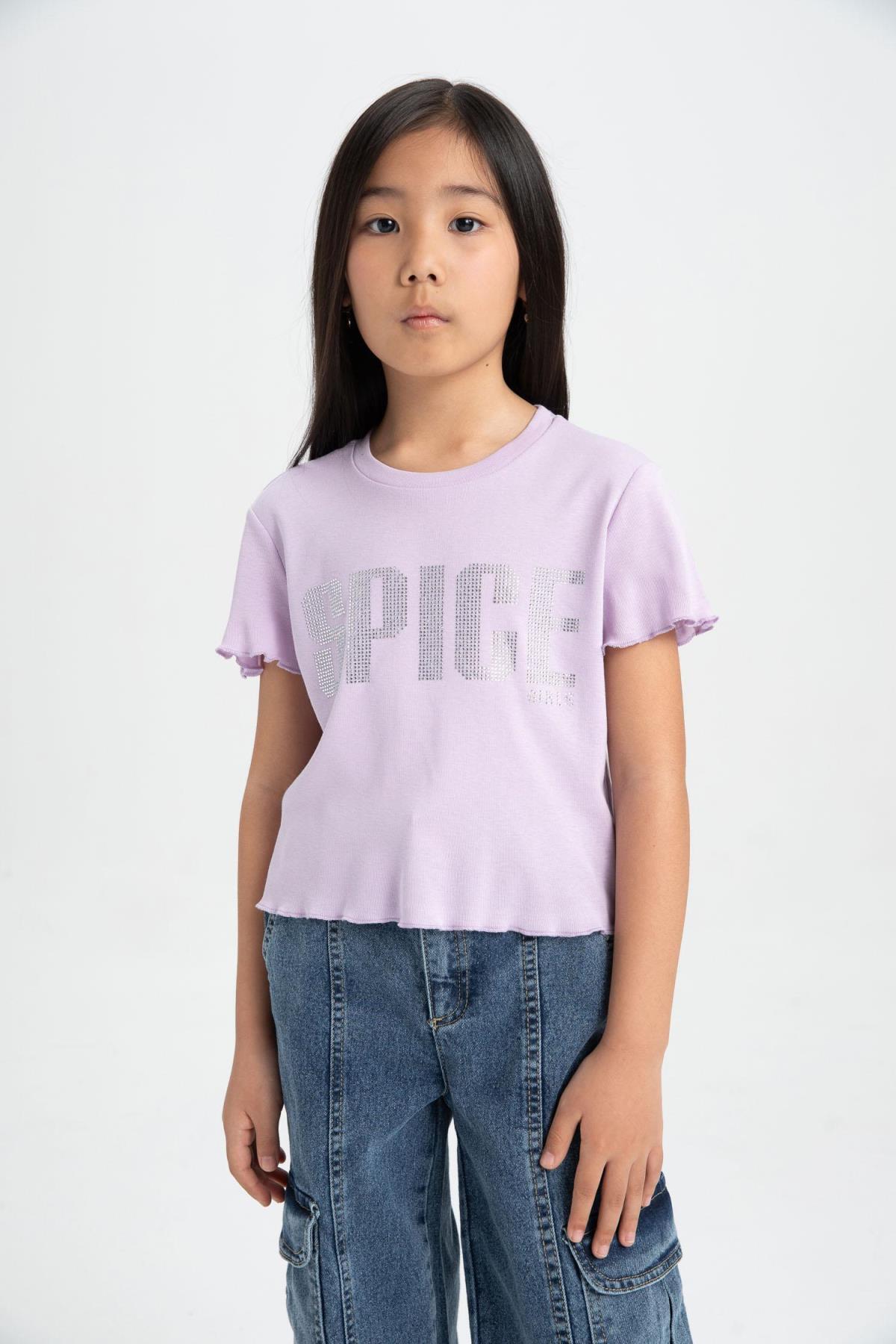 تی شرت دخترانه دفاکتو | C2634A824SM Defacto - Image 4