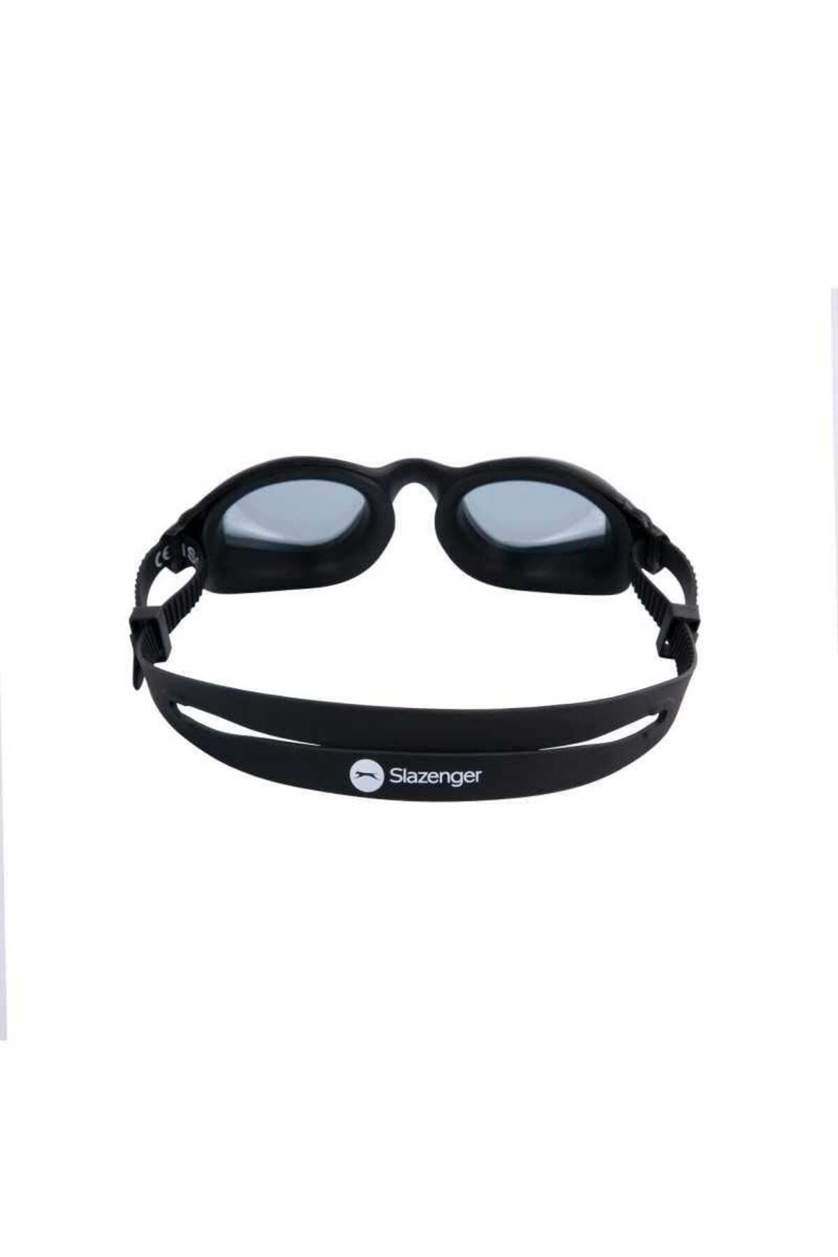 عینک شنای بزرگسالان Aero Gs26 Smoke Black Black Slazenger