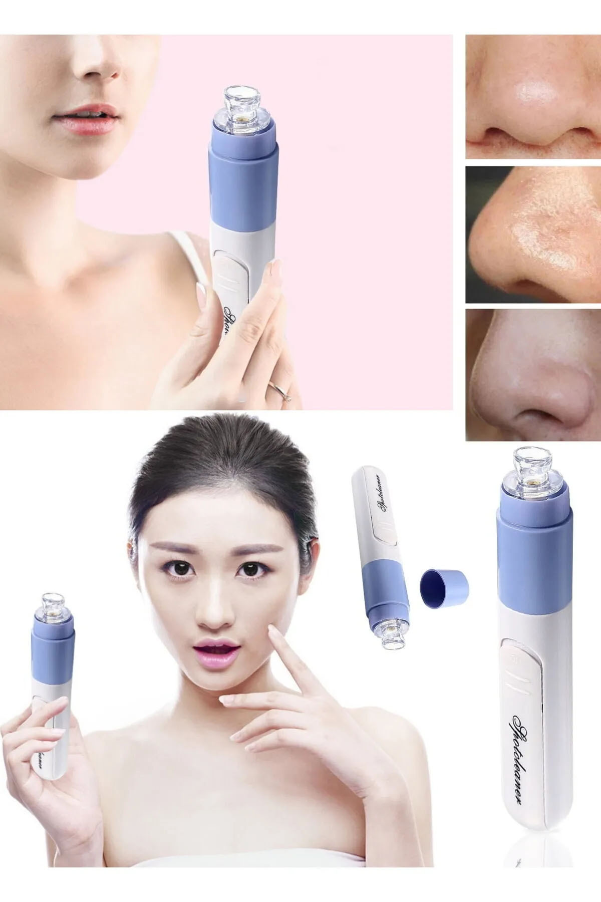 İBOVİA Pore Cleaner Vakumlu Yüz Temizleme Siyah Nokta Temizleme Cihazı