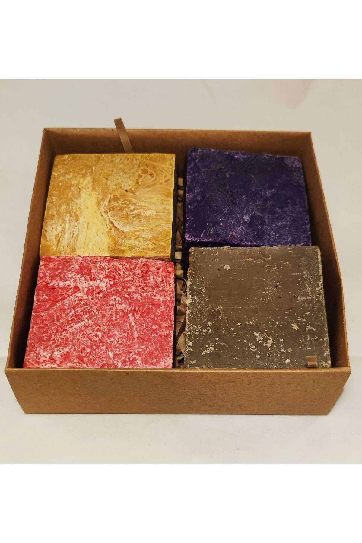 SOO SOAP-طقم صابون طبيعي 4 قطع 3
