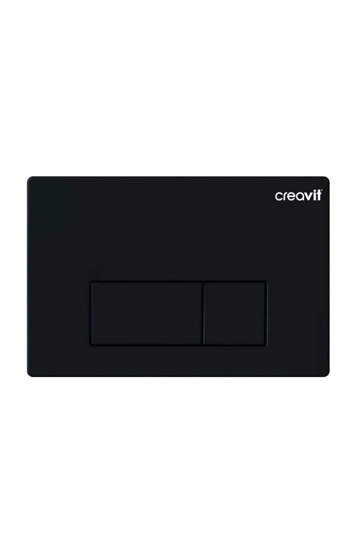 Creavit-Arc Matte Black Control Panel GP8002.01 1