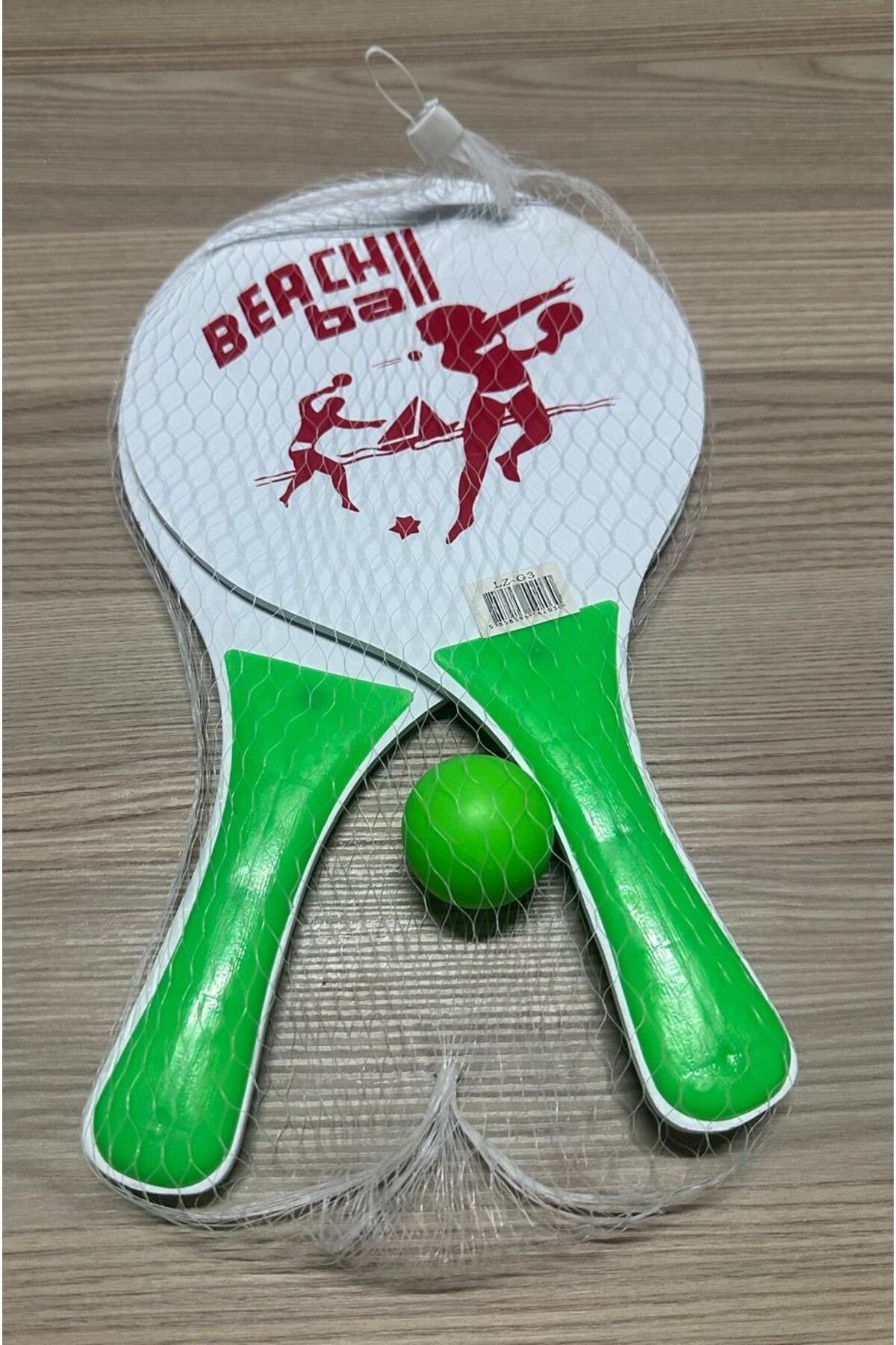 CARNIVAL LAND-Quality Ball Net Tennis Racket Set for Beach and Pool - 2 Rackets + 1 Ball 3