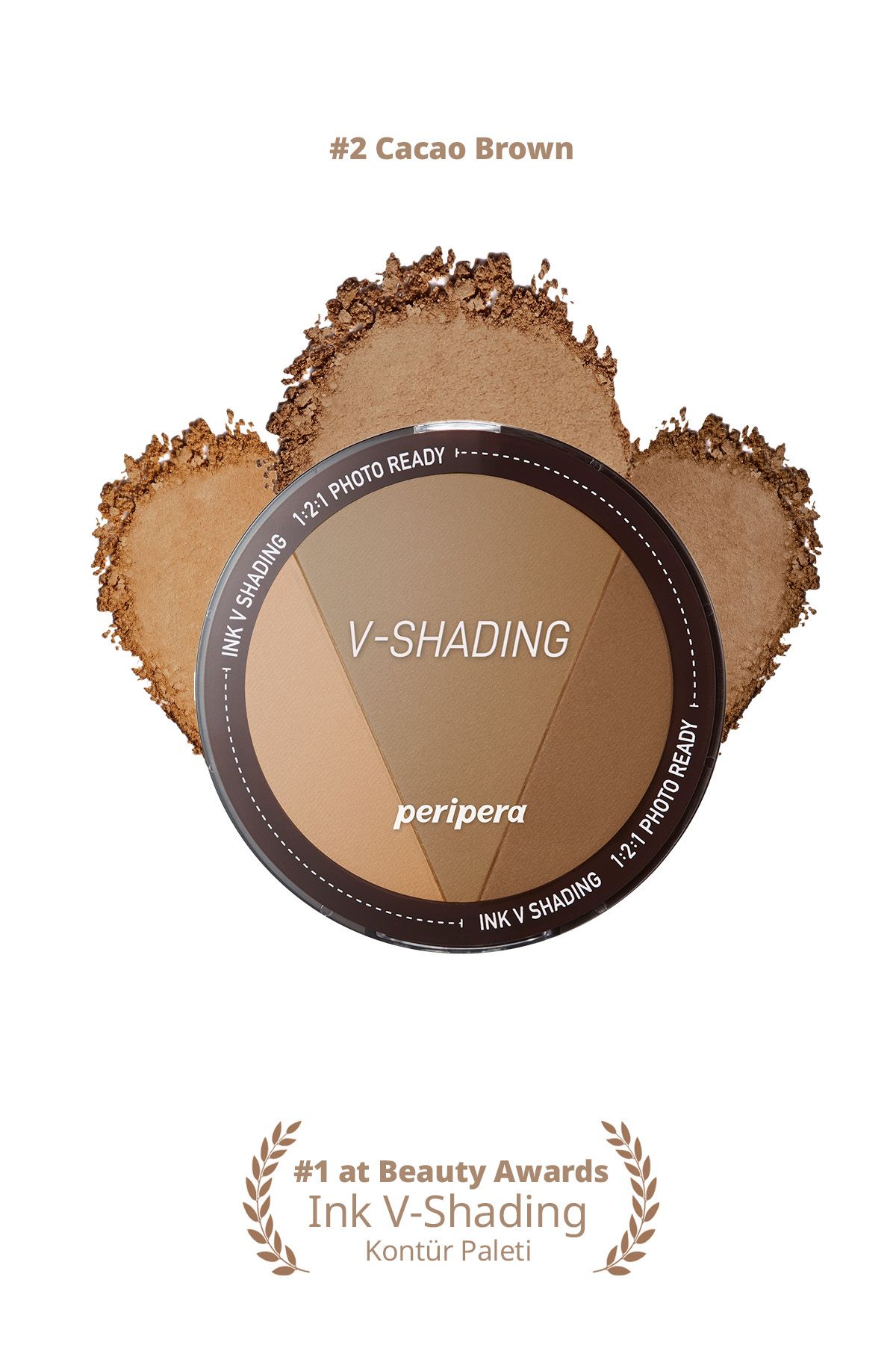 PERIPERA Contour предлагает естественную растушевку с теплыми и холодными тонами Peripera Ink V Shading (02 какао-коричневый) 6304