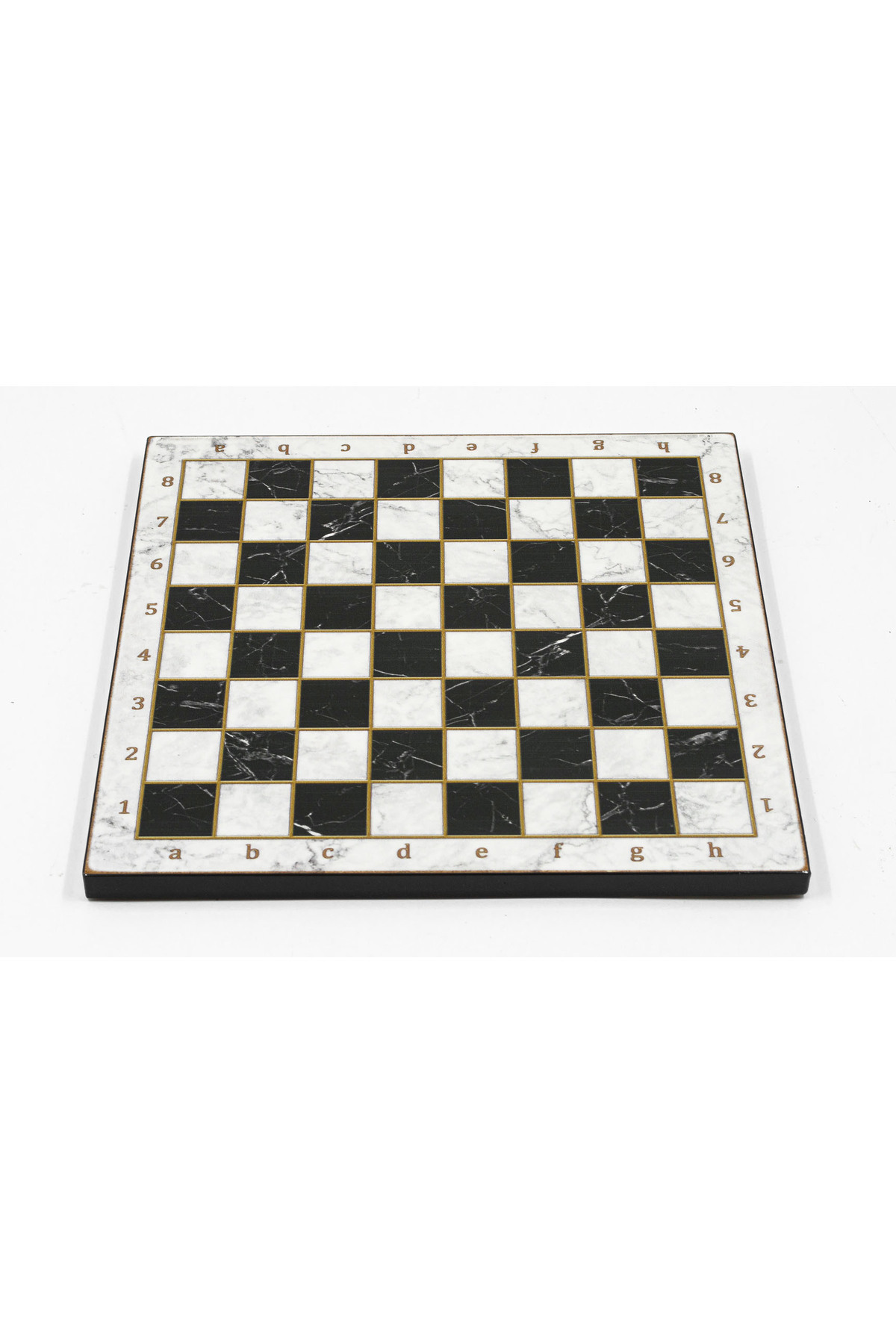 GGS GrandGiftStore Wooden Chess Board and Metal Chess Pieces Easy to