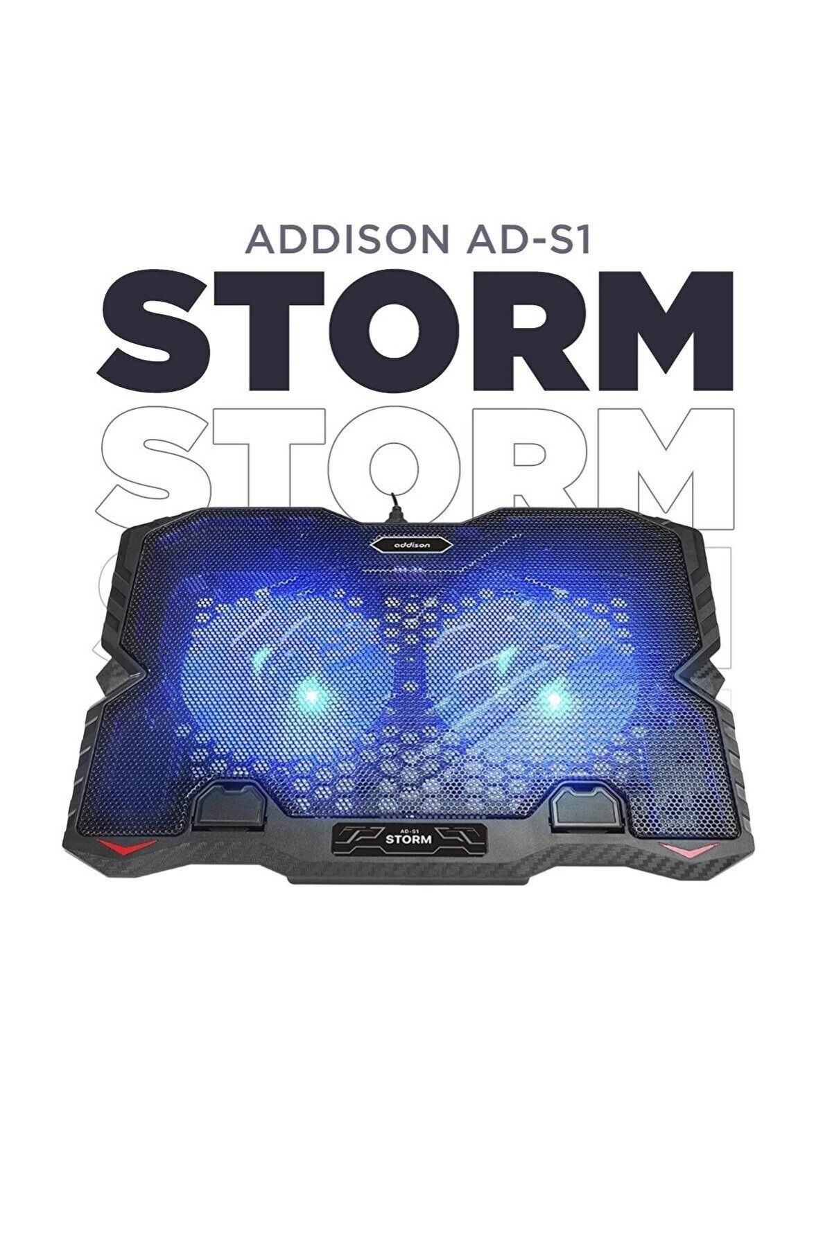 Addison Rampage Rampage Addison Storm LED 2 Fan 2 USB Gaming Notebook ...