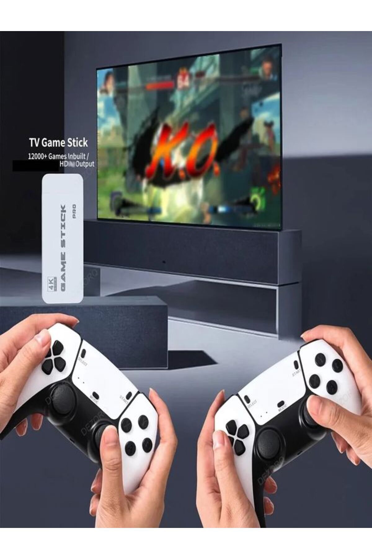2.4ghz 4k Retro Video Nostalji Oyunu Konsol 64g 20000 Oyunlar Kablosuz Gamepad 4