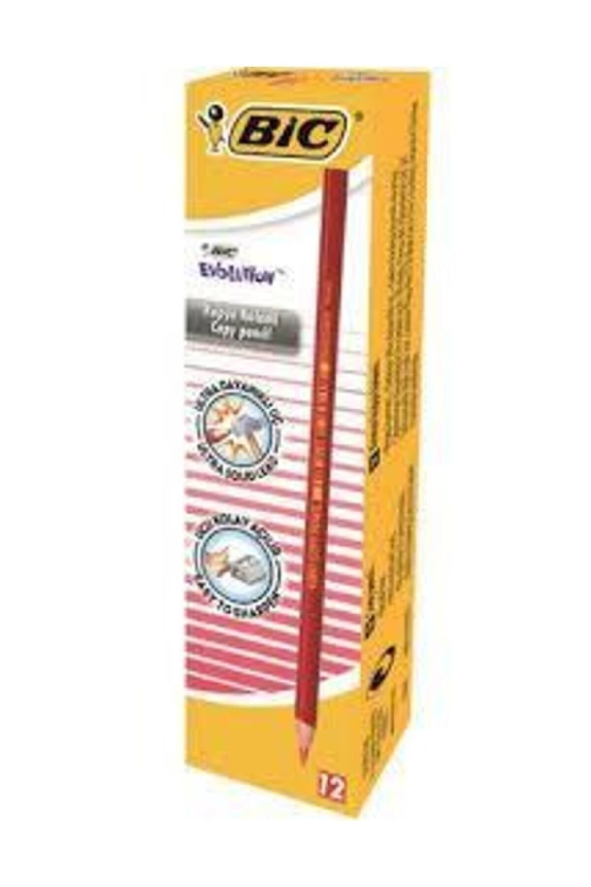 Kaliteli Karışık 12'li Kurşun Kalem (Faber + Adel + Bic + Fatih)