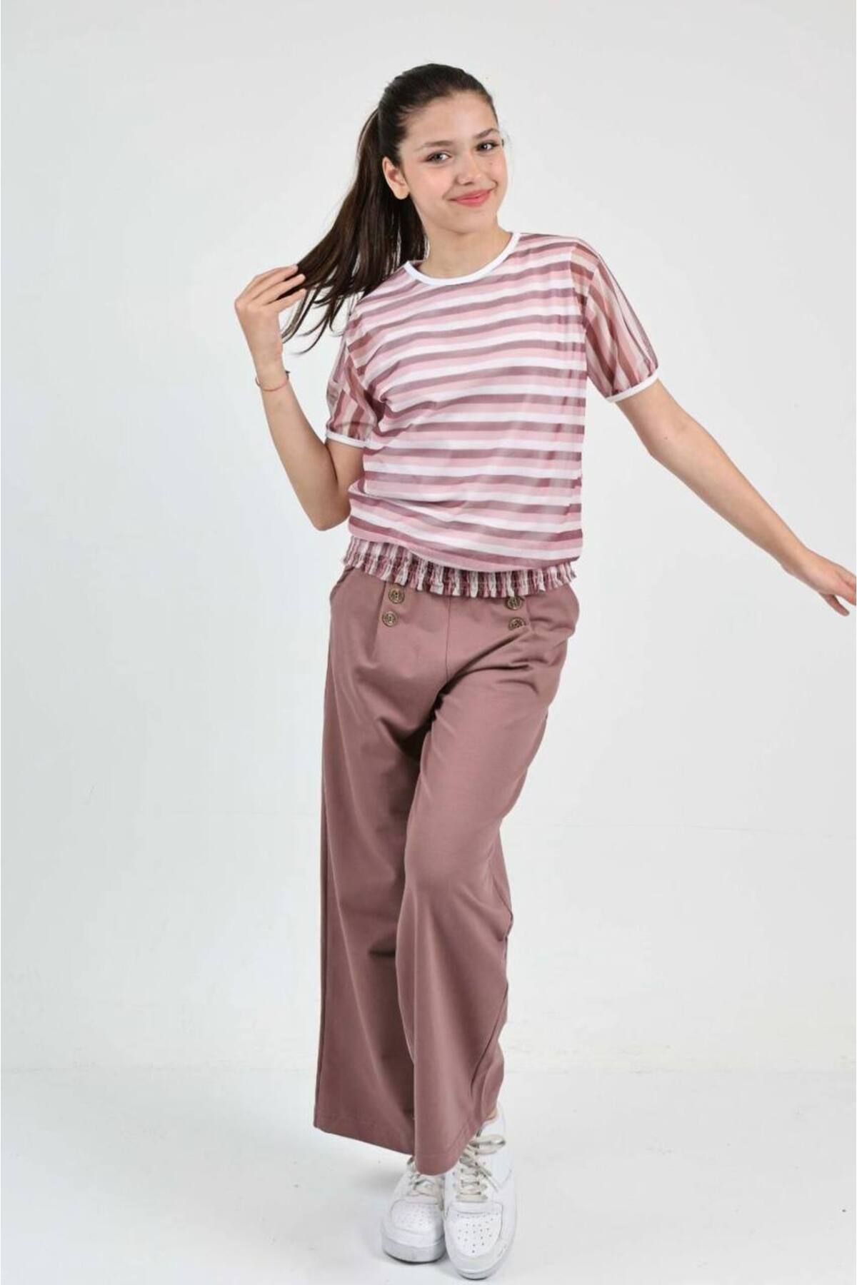 Soliday-Patlon Blouse Set - Striped Detail 2