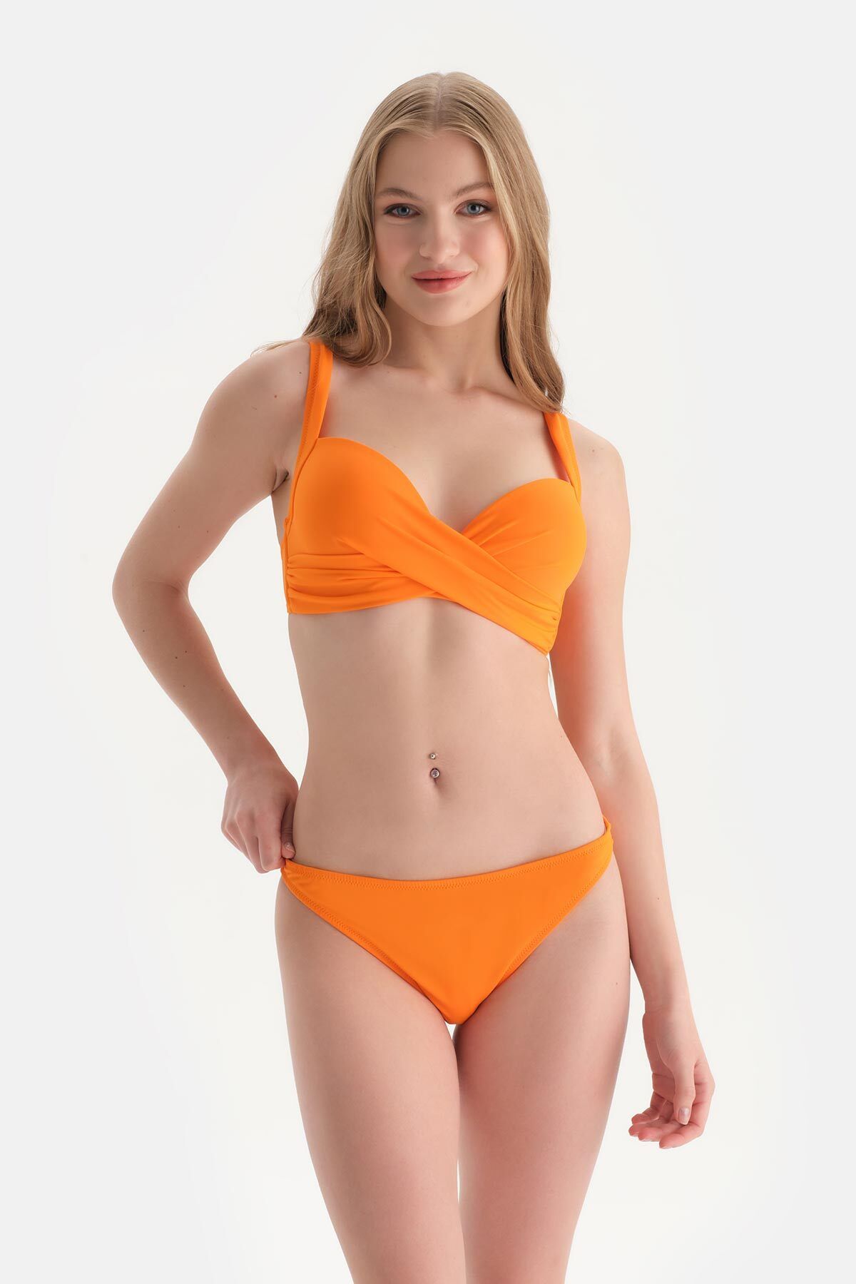 Dagi-Orange Bikini Top - Covered Design 5