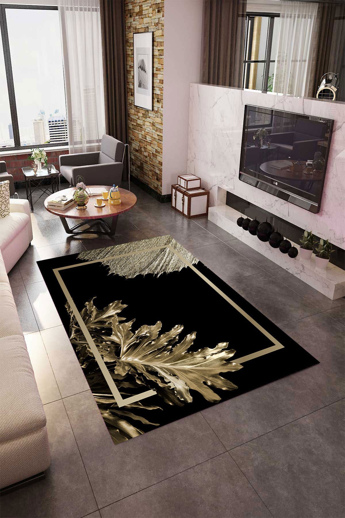 Digital Printing Washable Anti-Slip Base Decorative Living Room Kitchen Rug Runner