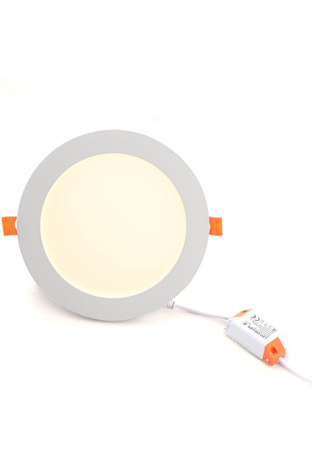 Begüsa-Slim Led Panel 12w Round Flush Mounted White 3000 K 1