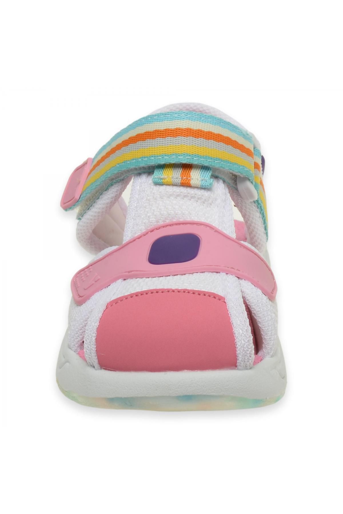 صندل سفید دخترانه و پسرانه بچگانه 332.b24y202 Flole II Bebe Phylon Sandals Child Vicco