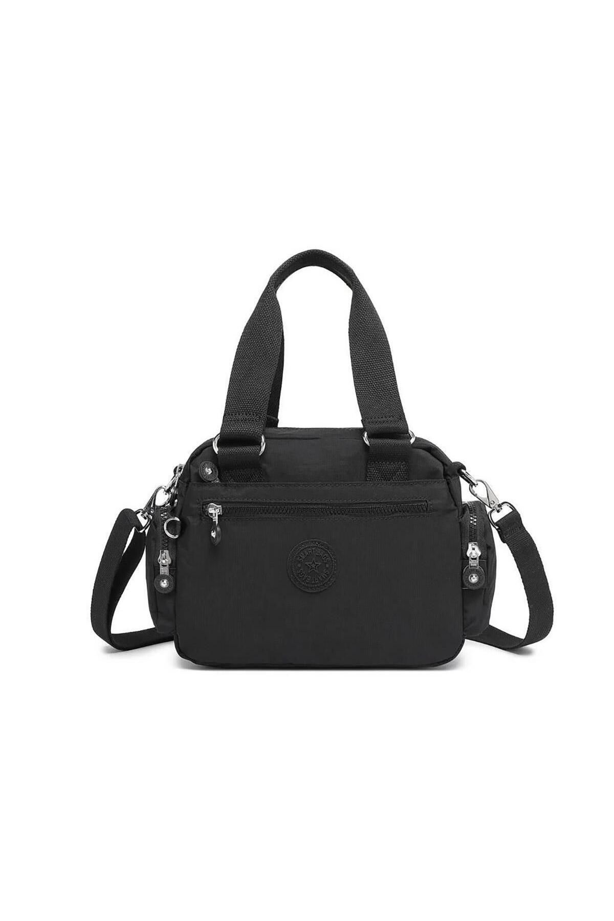 Smart Bags Krinkıl Omuz Çantası - Siyah