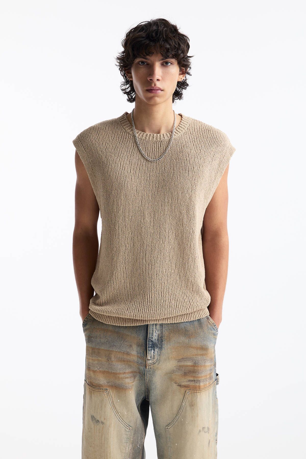 Свитер Pull & Bear Rustic из трикотажа 03555519