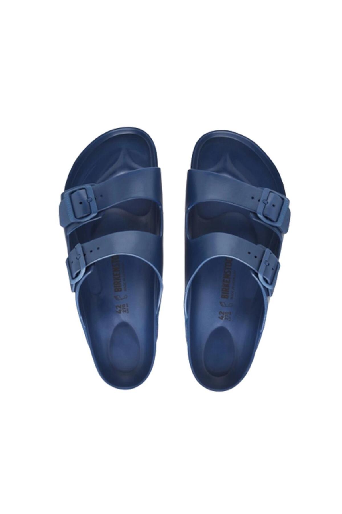 دمپایی اسپرت بیرکن استاک مردانه اوا آبی سرمه ای  راسته      کژوال/روزمره | Birkenstock TYC2AAF113F60B4350 - تصویر 4