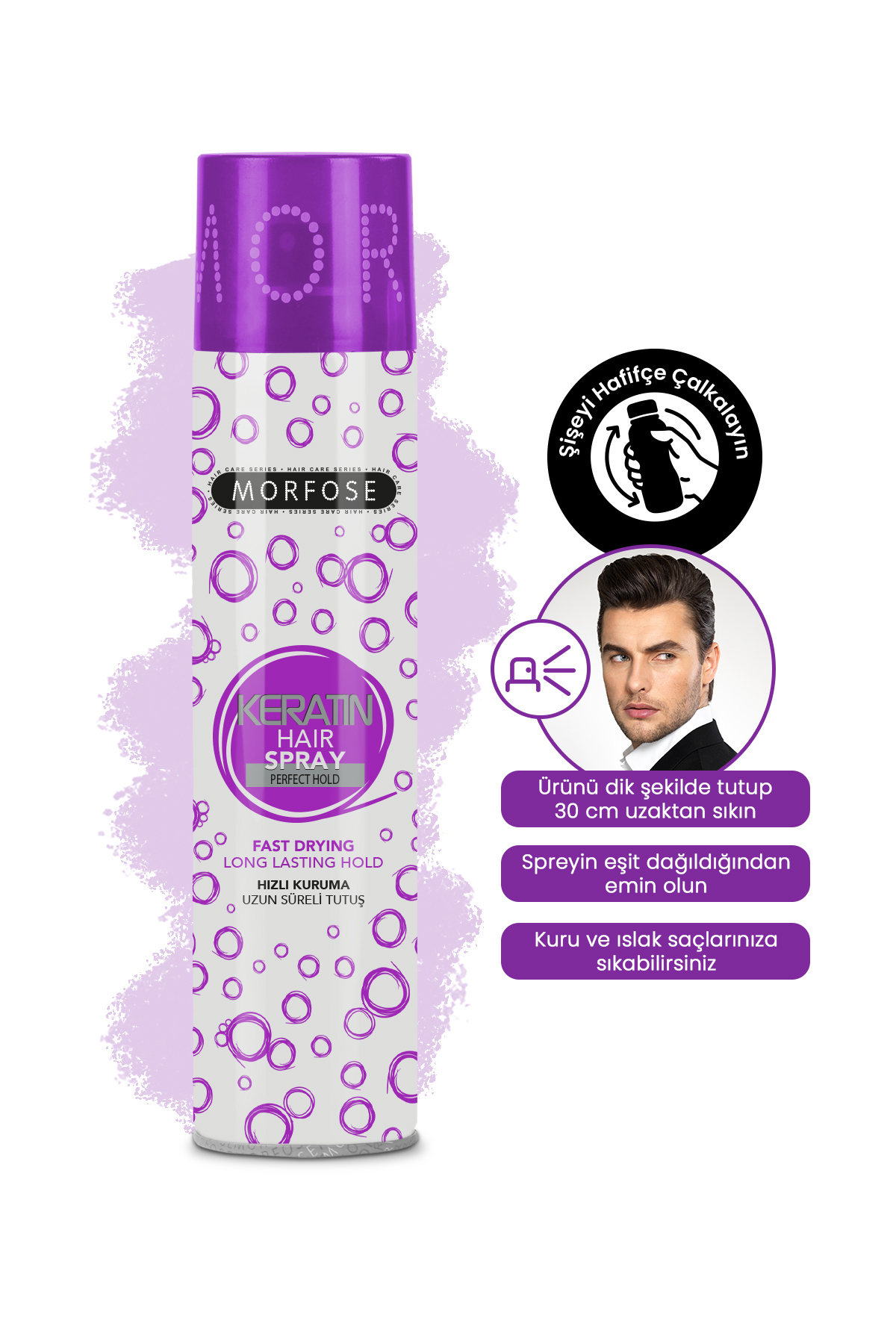 اسپری مو   Morfose | bubble keratin spray اورجینال - تصویر 3