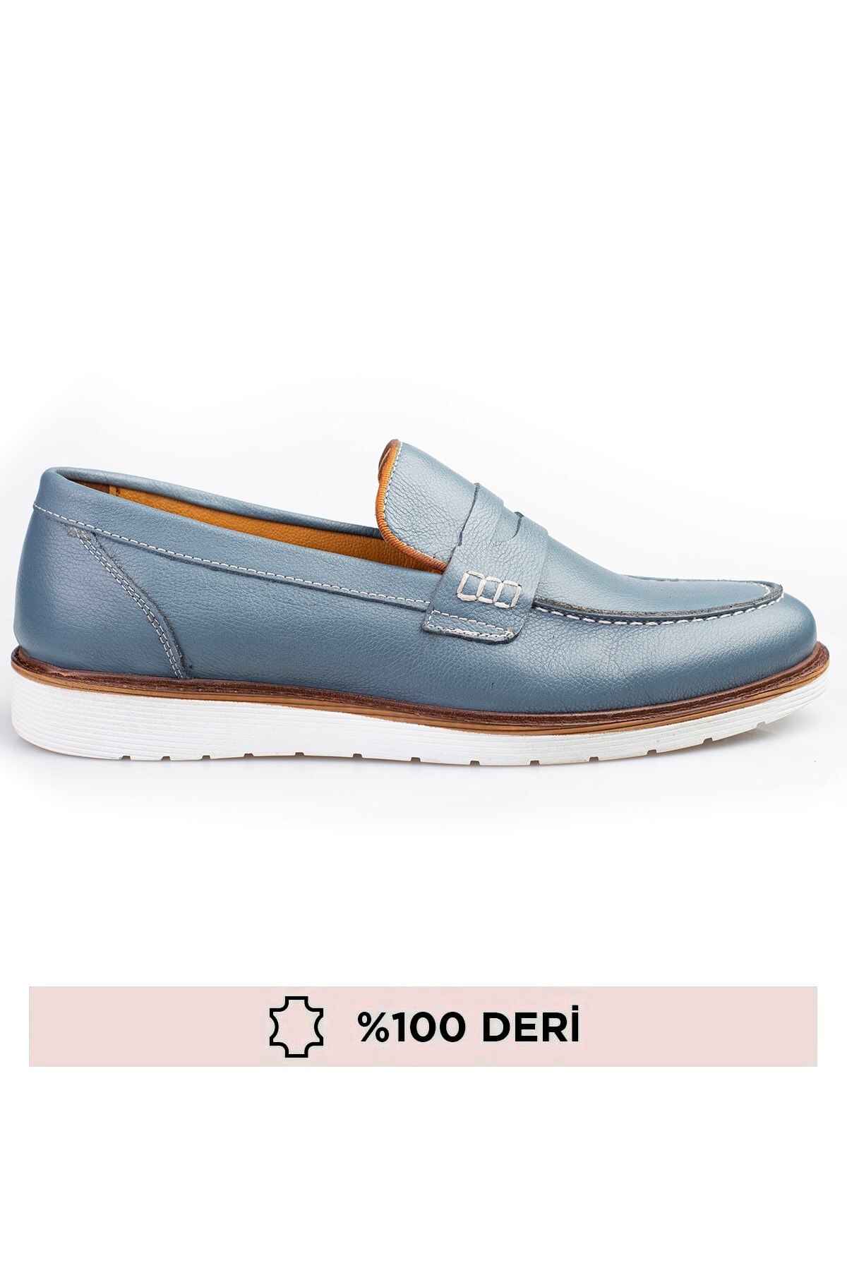maximoda Hakiki Deri, Bağcıksız, Özel Vidala deri, Erkek Ayakkabı görsel 3