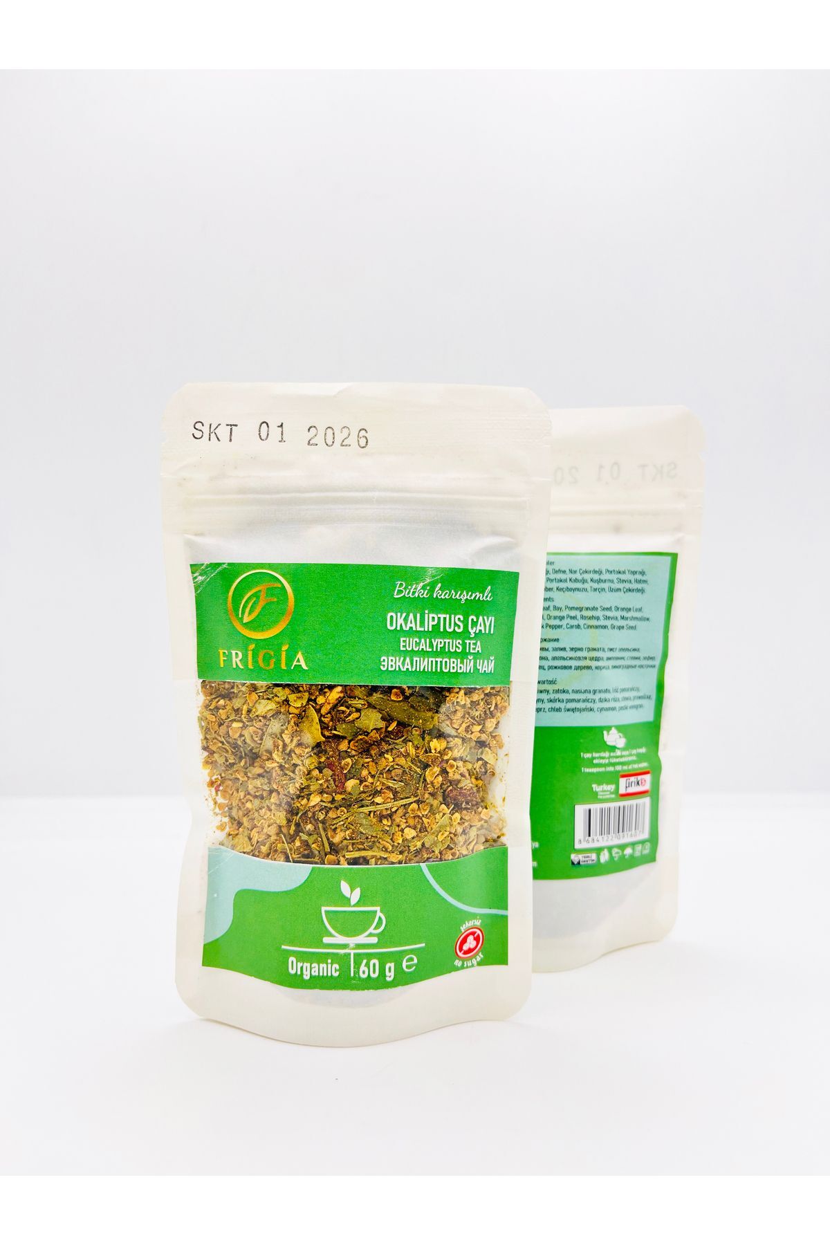 Frigia Eucalyptus Sugar Free Leaf Tea - 60 grams