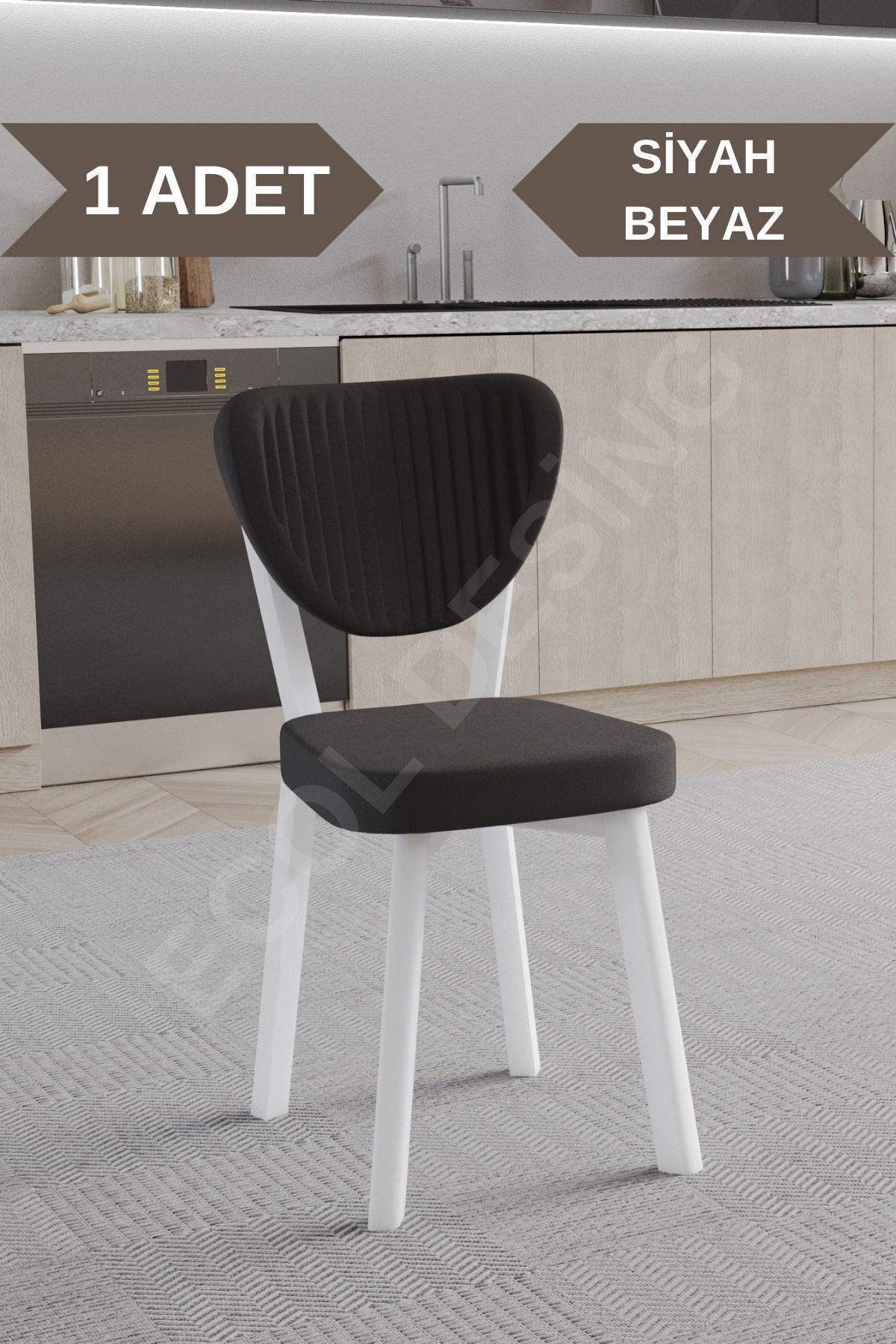1 Adet Elma Model Mutfak Sandalyesi Salon Sandalyesi Yemek Sandalyesi Cafe Restaurant Sandalyesi
