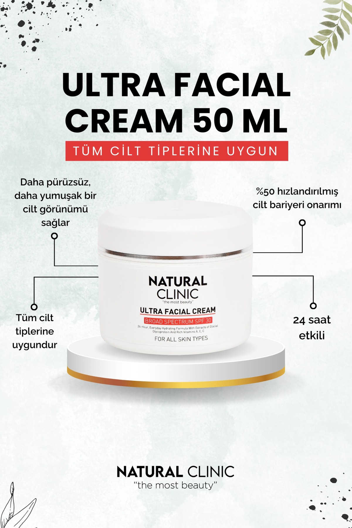 کرم صورت   NATURAL CLİNİC | NC04 اورجینال - تصویر 6