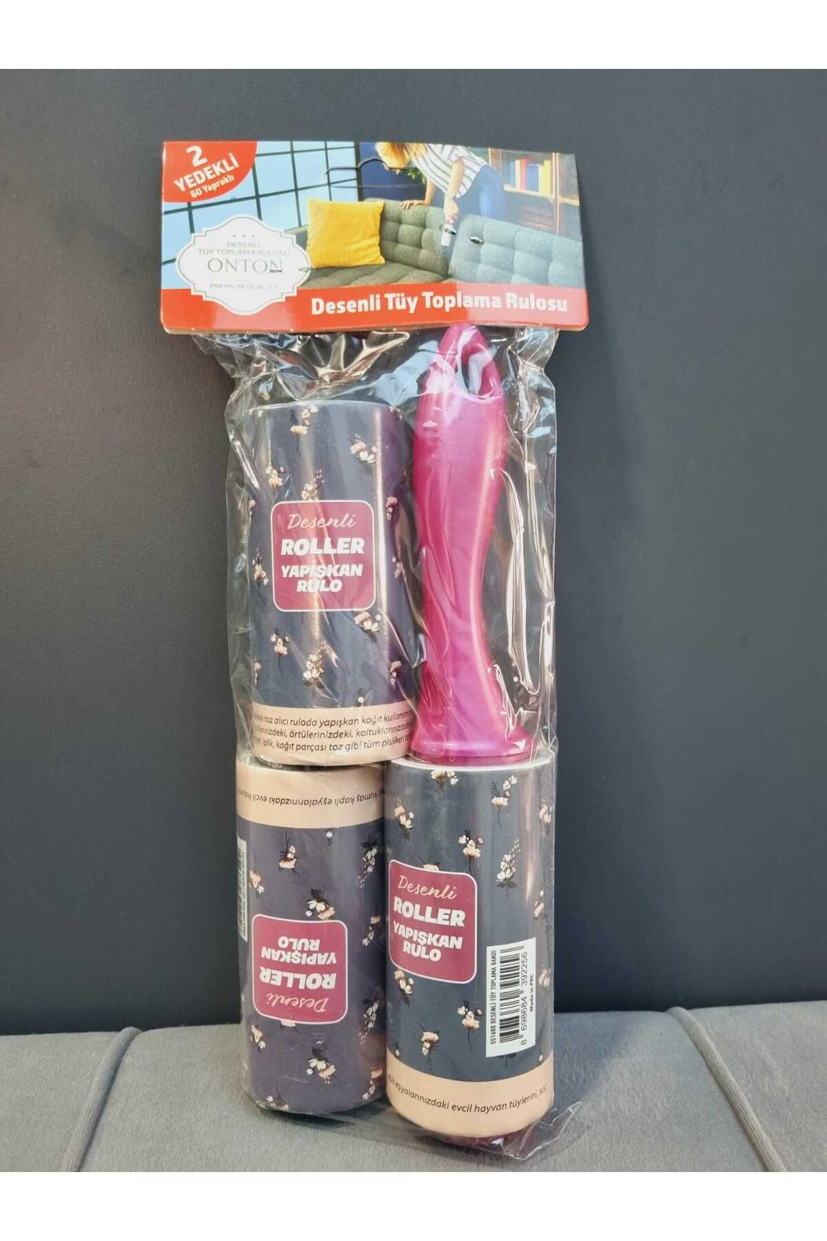 Lider MAGNESİA-60 Sheets Patterned Feather Collection Roll with 2 Refills 5