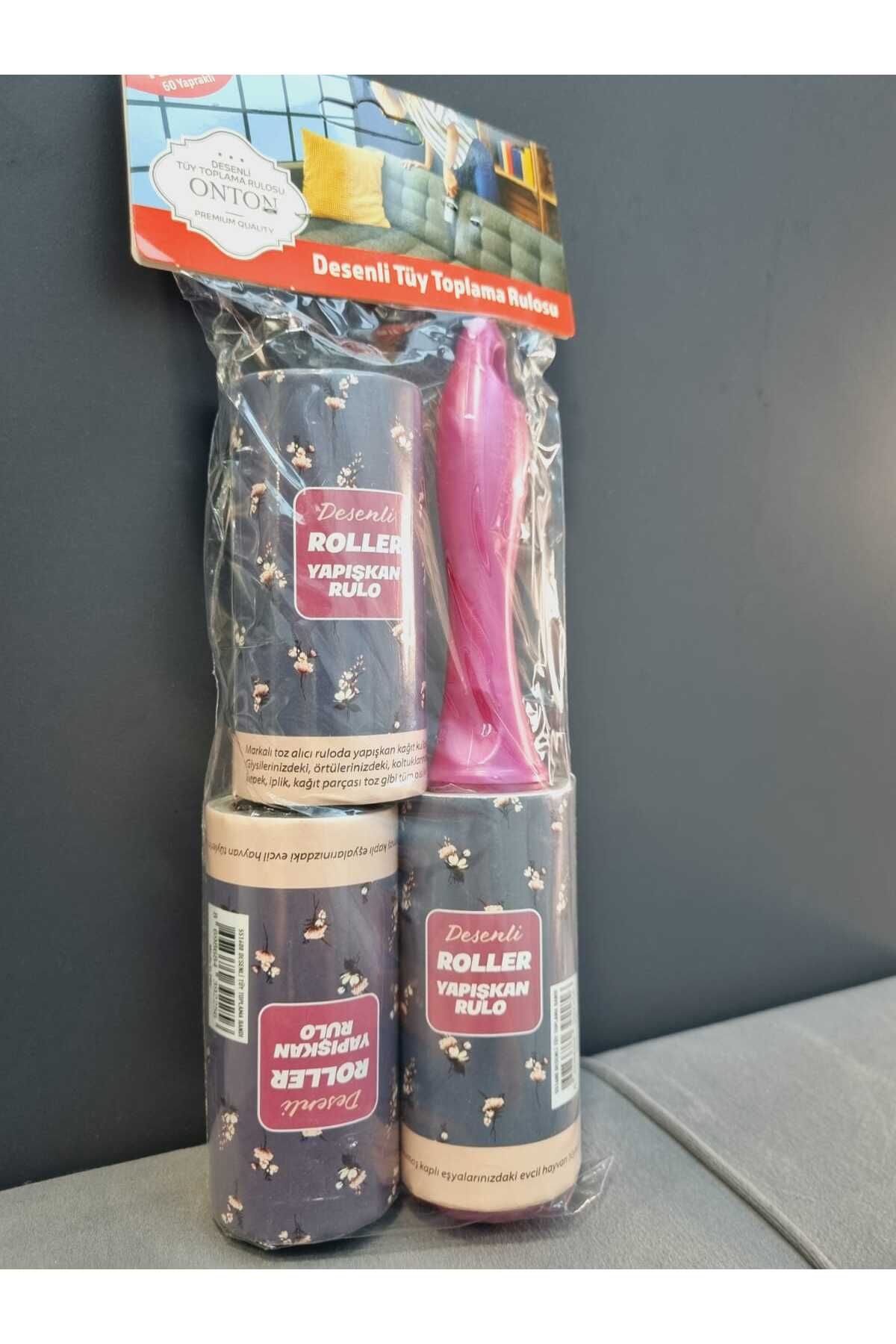 Lider MAGNESİA-60 Sheets Patterned Feather Collection Roll with 2 Refills 2