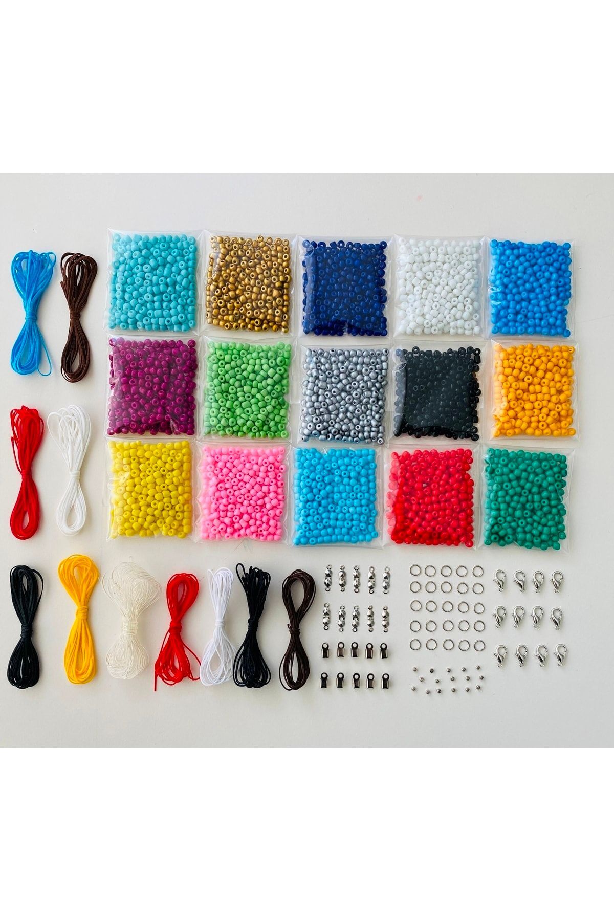 No:42 Jewelry Making Sand Beads Hobby Set 31 Varieties