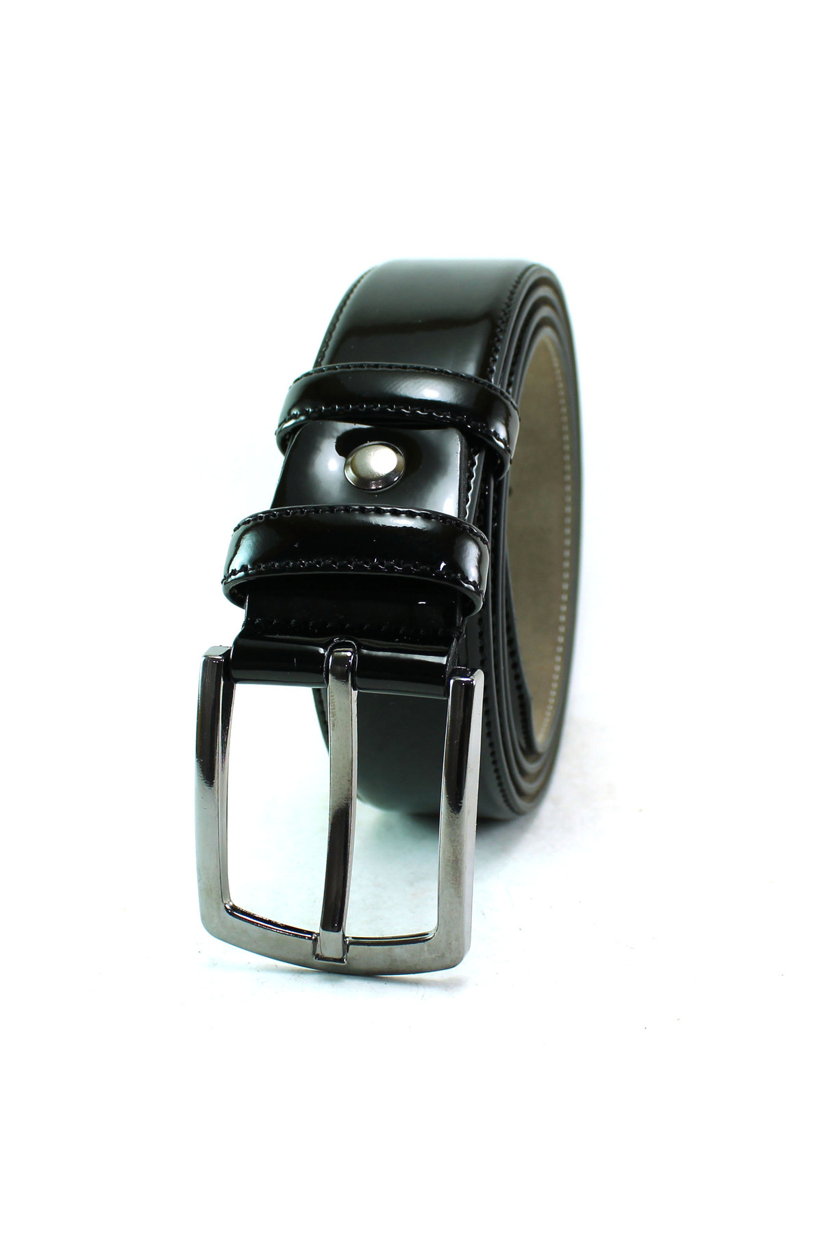 کمربند مردانه مشکی MENTOR REGALO | 23030 اورجینال - تصویر 4