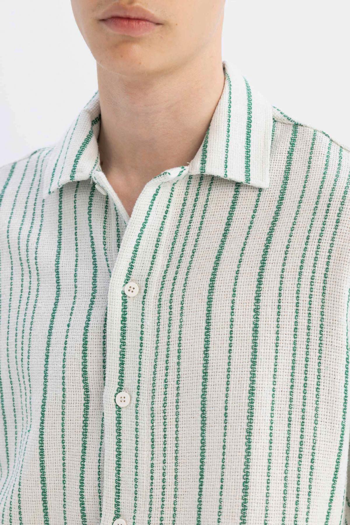 پیراهن مردانه دفاکتو | D2059AX24HS Defacto - Image 5